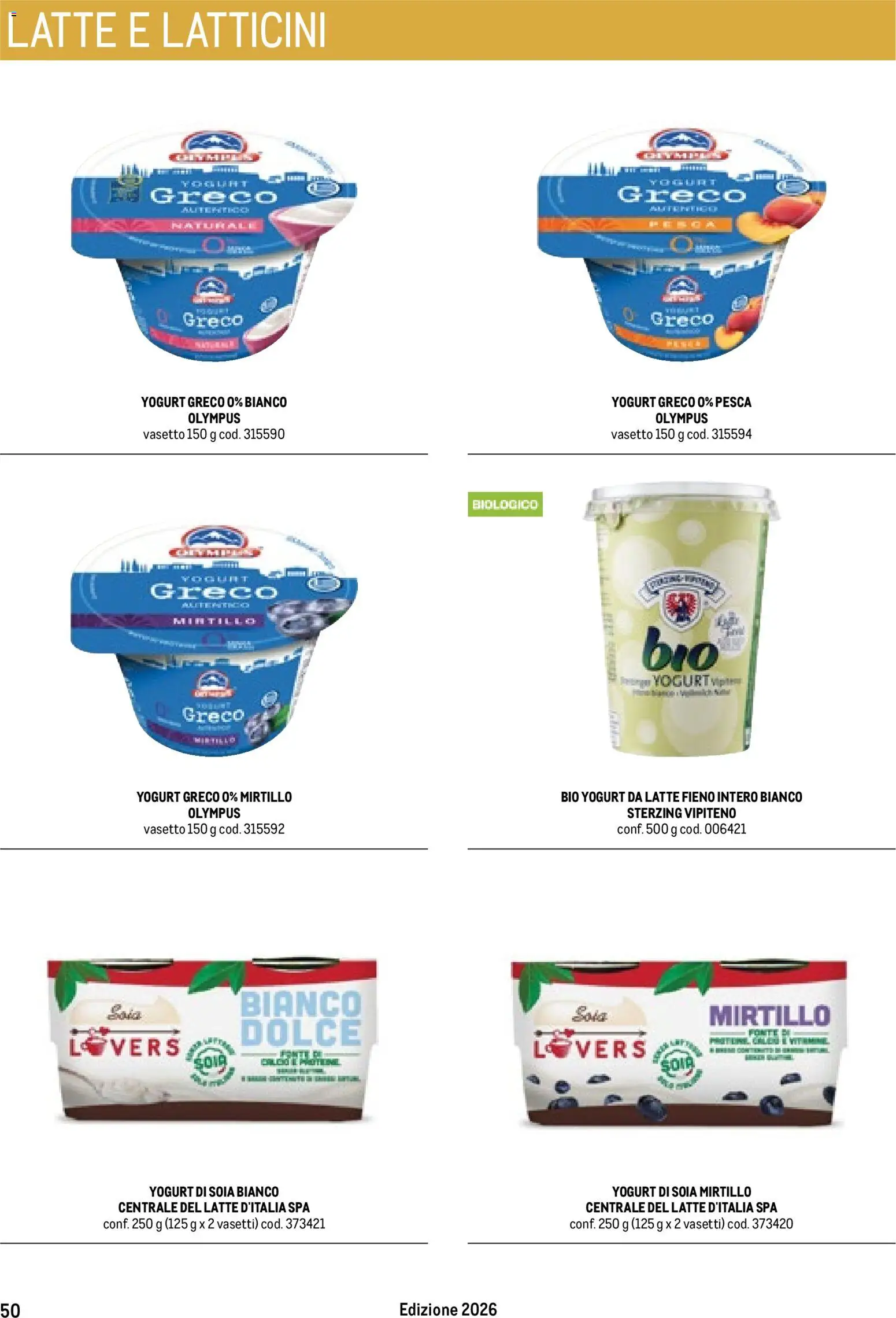 Volantino Metro del 17/10/2025 | Pagina: 50 | Prodotti: Yogurt greco, Latte, Pesca, Mirtilli