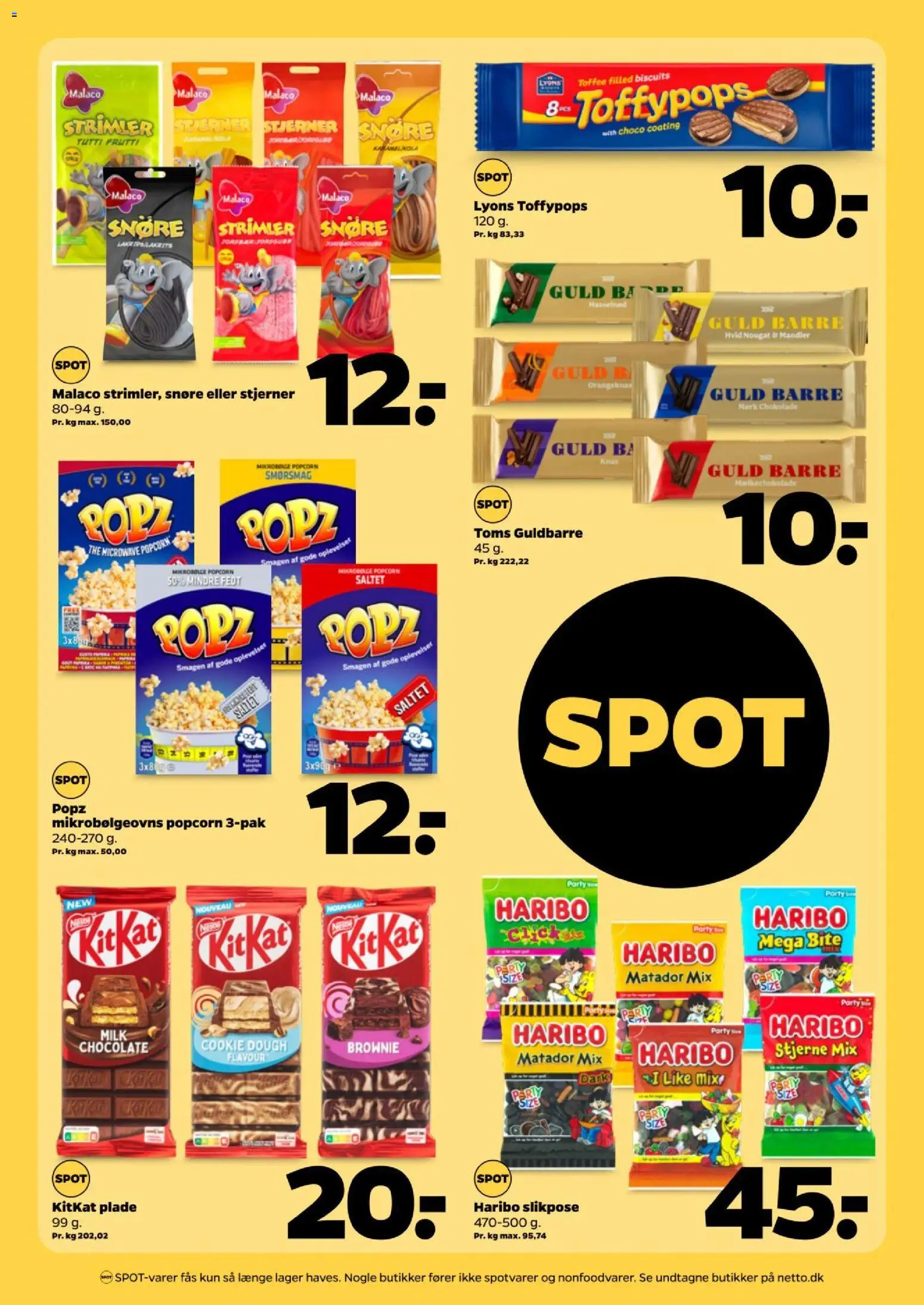 Netto tilbudsavis – gyldig fra 17/10/2026 | Side: 22 | Produkter: Chokolade, Jordbær, Popcorn, Nougat