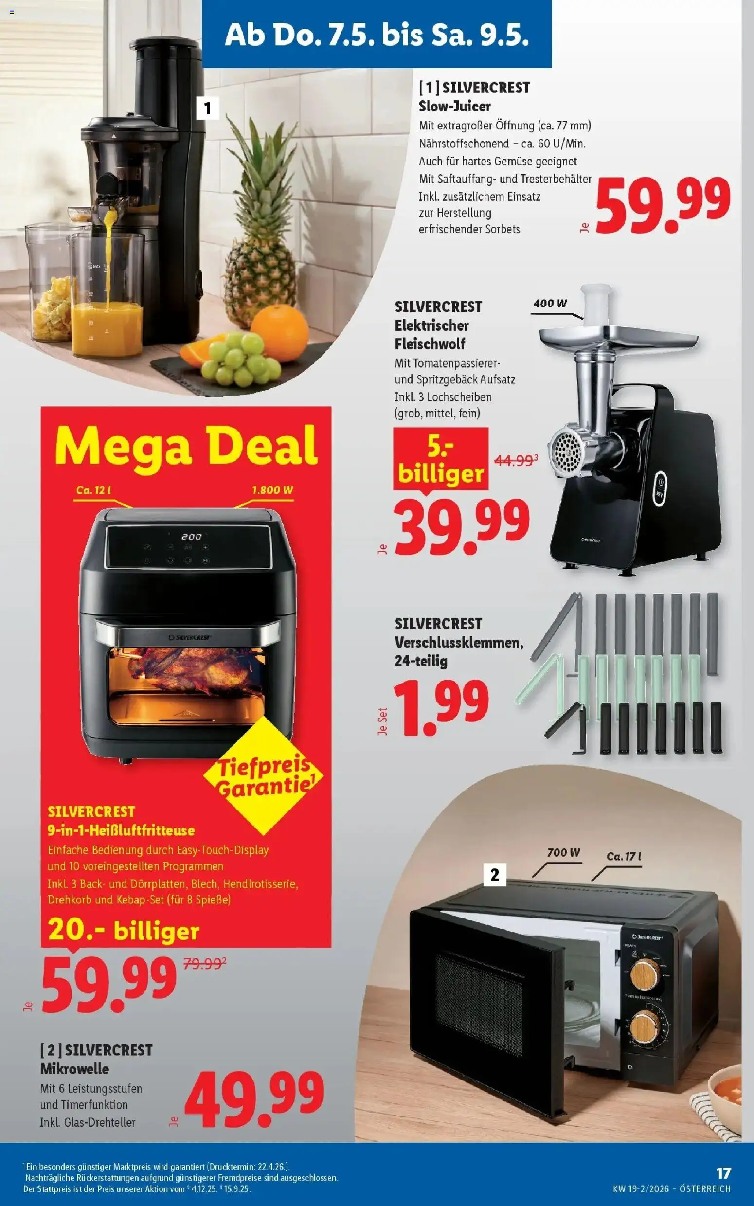 Lidl Flugblatt - Wien, Langenzersdorf, Zwettl gültig ab 07.05.2026 | Seite: 19 | Produkte: Gemüse, Mikrowelle