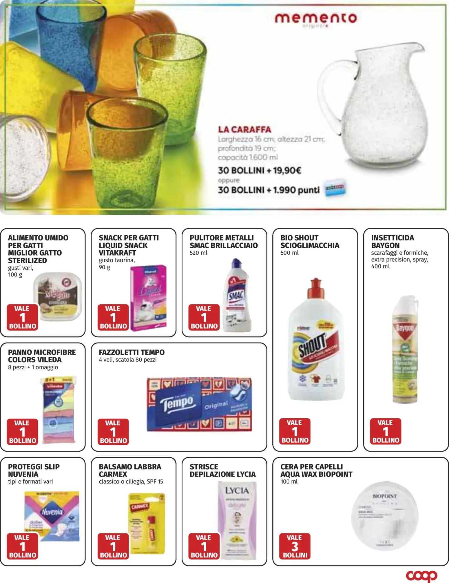Volantino COOP del 11.06.2026 | Pagina: 43 | Prodotti: Proteggi slip, Slip, Insetticida, Scatola