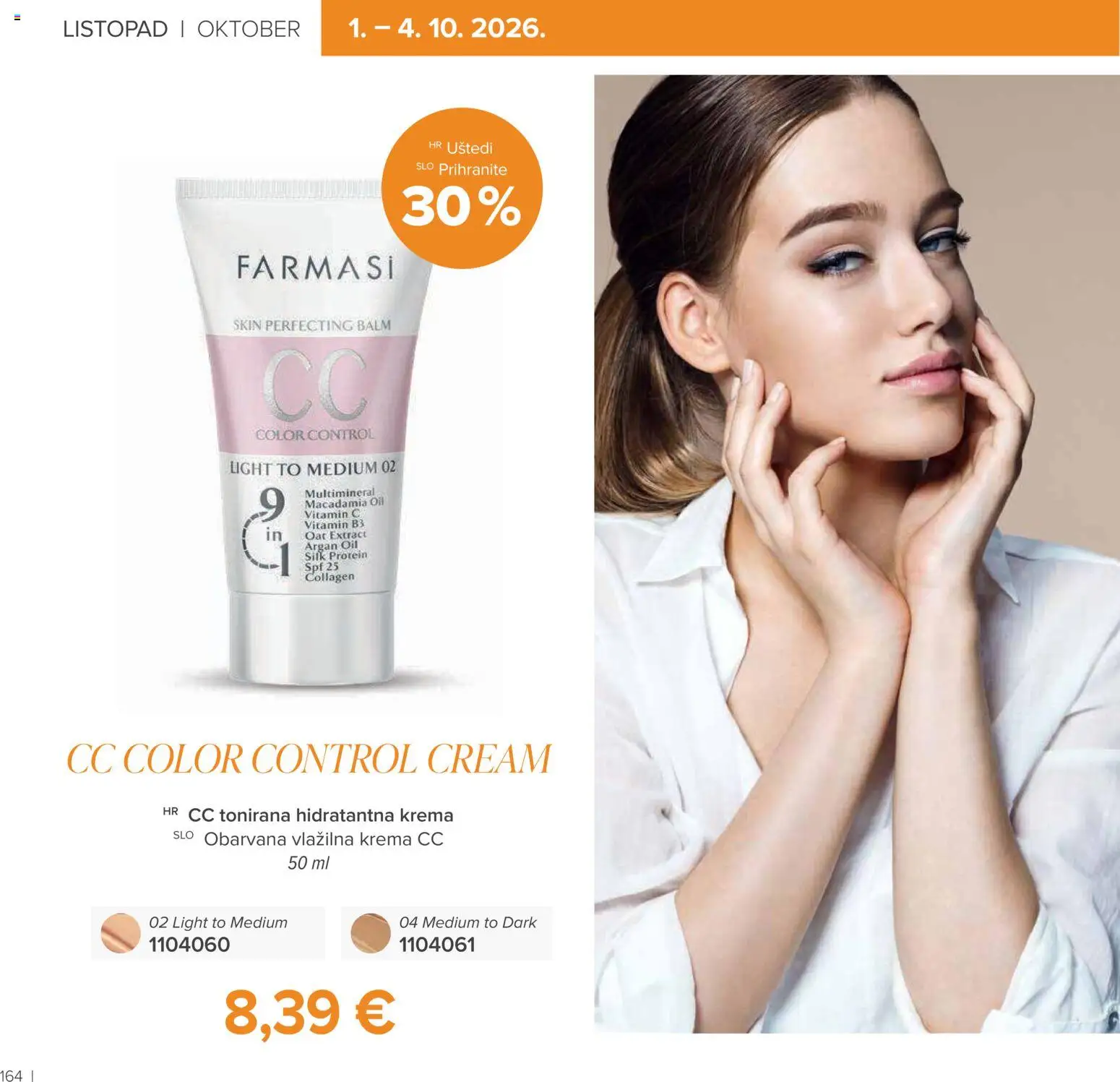 Farmasi katalog | vrijedi od 01.09.2026 | Stranica: 164 | Proizvodi: Protein, Krema