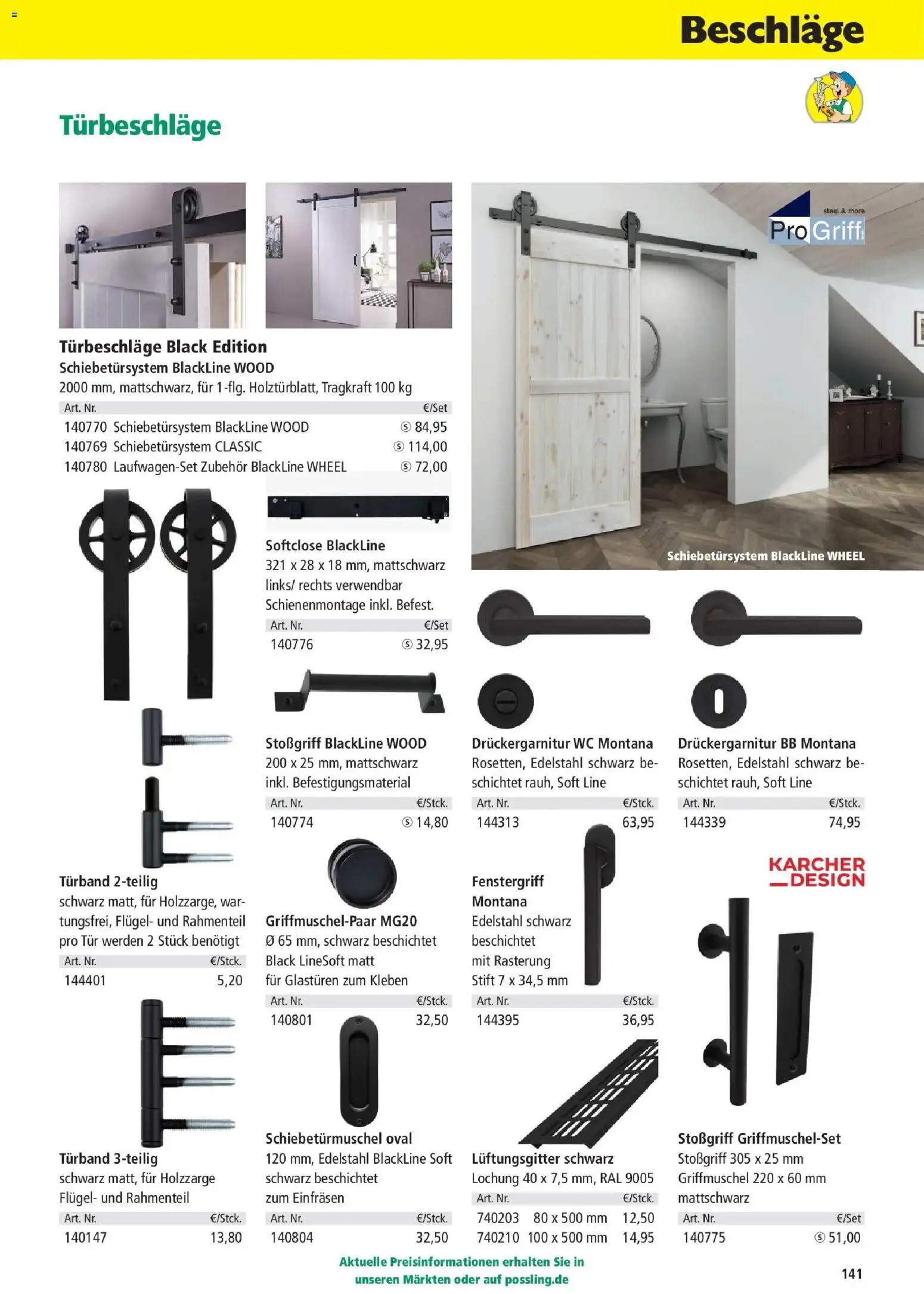 Angebote - Holz Possling: dig. Flyer | Holz-Bau-Katalog | Mai – gültig ab 03.05.2025 | Seite: 141 | Produkte: Tür