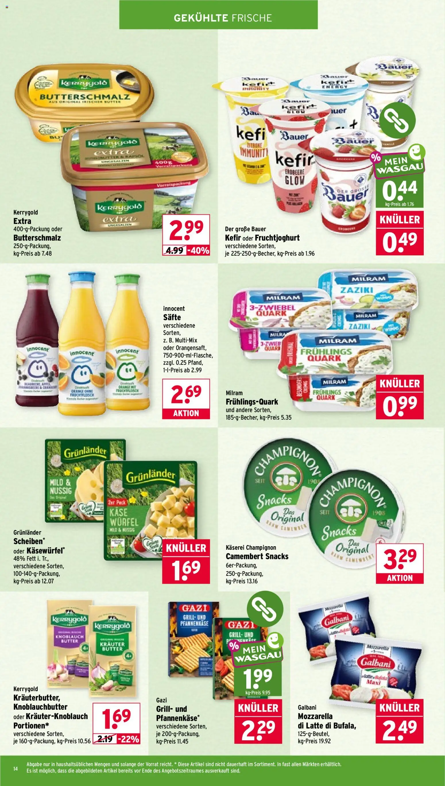 Wasgau Prospekt 	 – gültig ab 18.05.2026 | Seite: 14