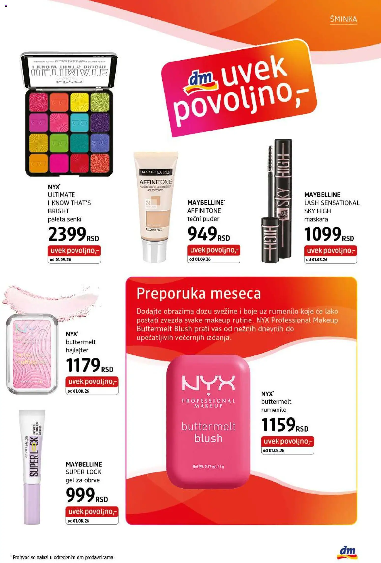 DM Drogerie katalog - važi od 01.10.2026 | Strana: 5