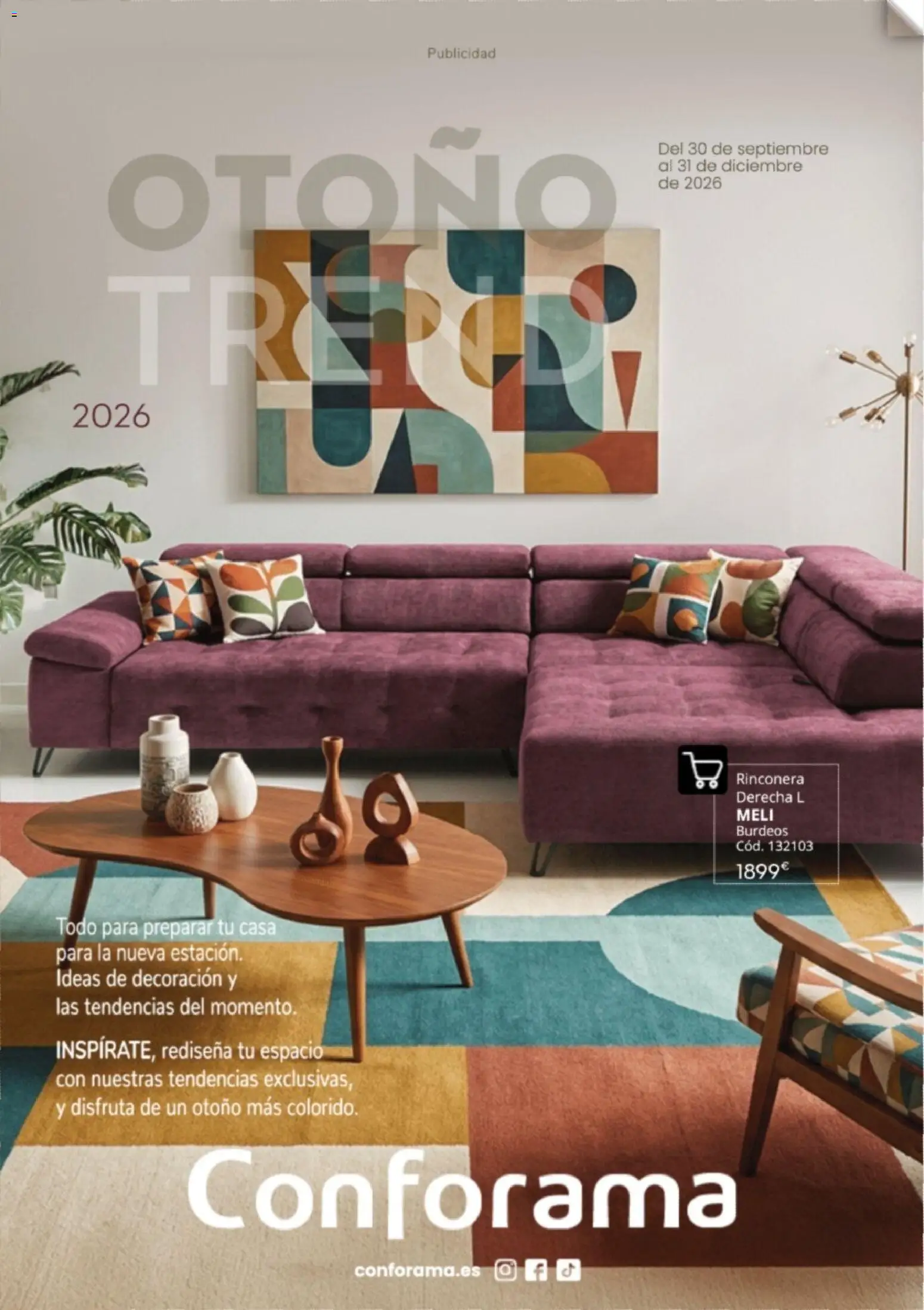 Conforama Guía de otoño 2026 │ válido desde el 30/09/2026 | Página: 1 | Productos: Decoración