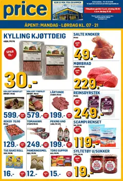 Forhåndsvisning av Price Lagerbutikk kundeavis gyldig fra 28/10/2026