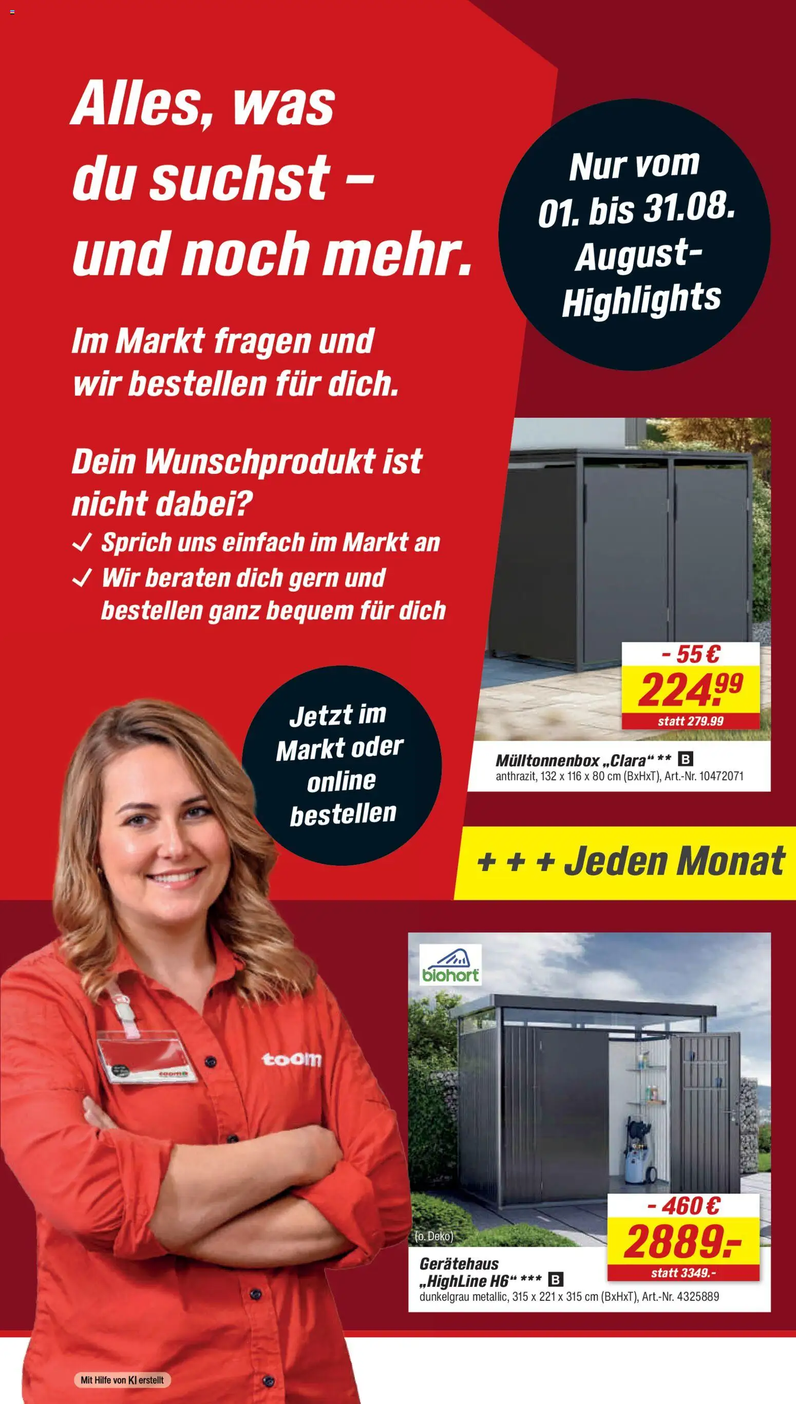 Toom Baumarkt Prospekt – gültig ab 01.08.2026 | Seite: 10
