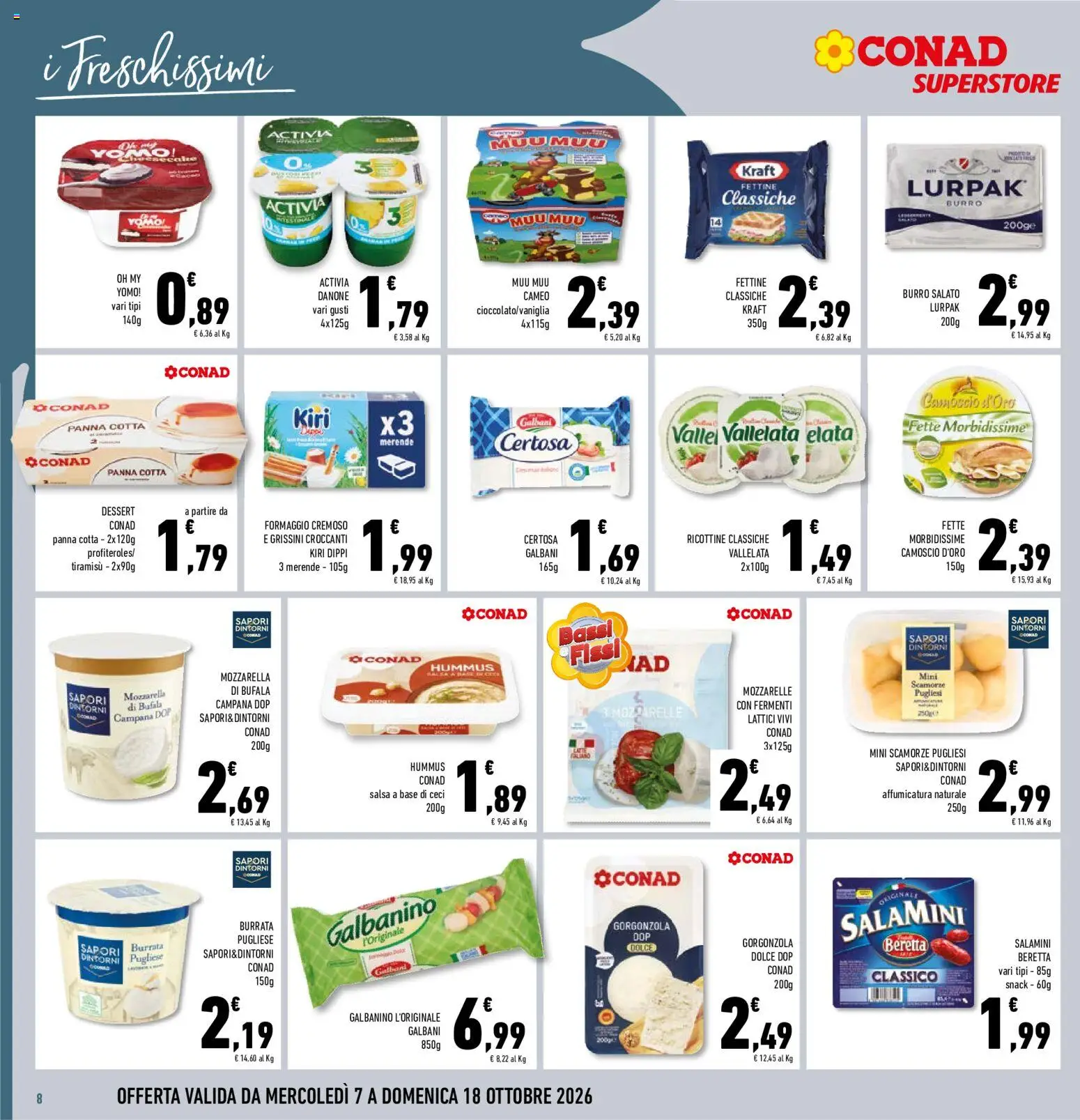 Volantino Conad del 07/10/2026 | Pagina: 8