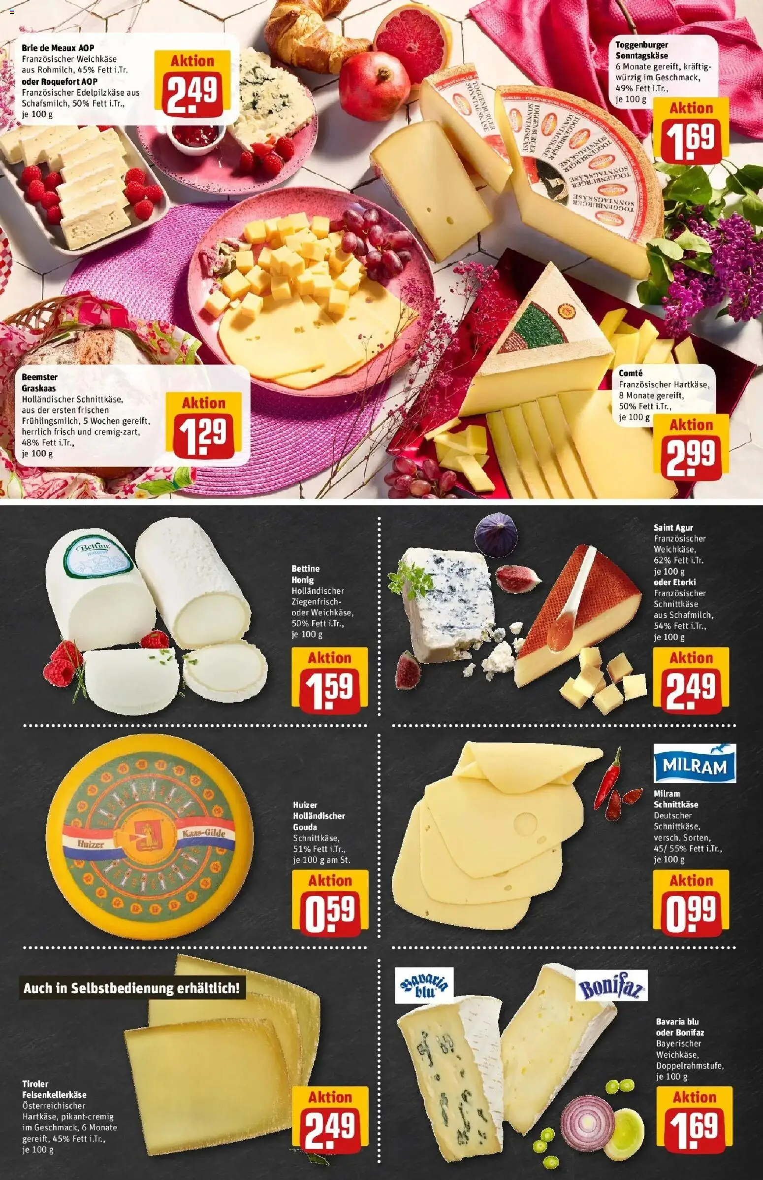 Rewe Prospekt Schloß Holte-Stukenbrock – gültig ab 17.05.2026 | Seite: 9 | Produkte: Gouda, Milram