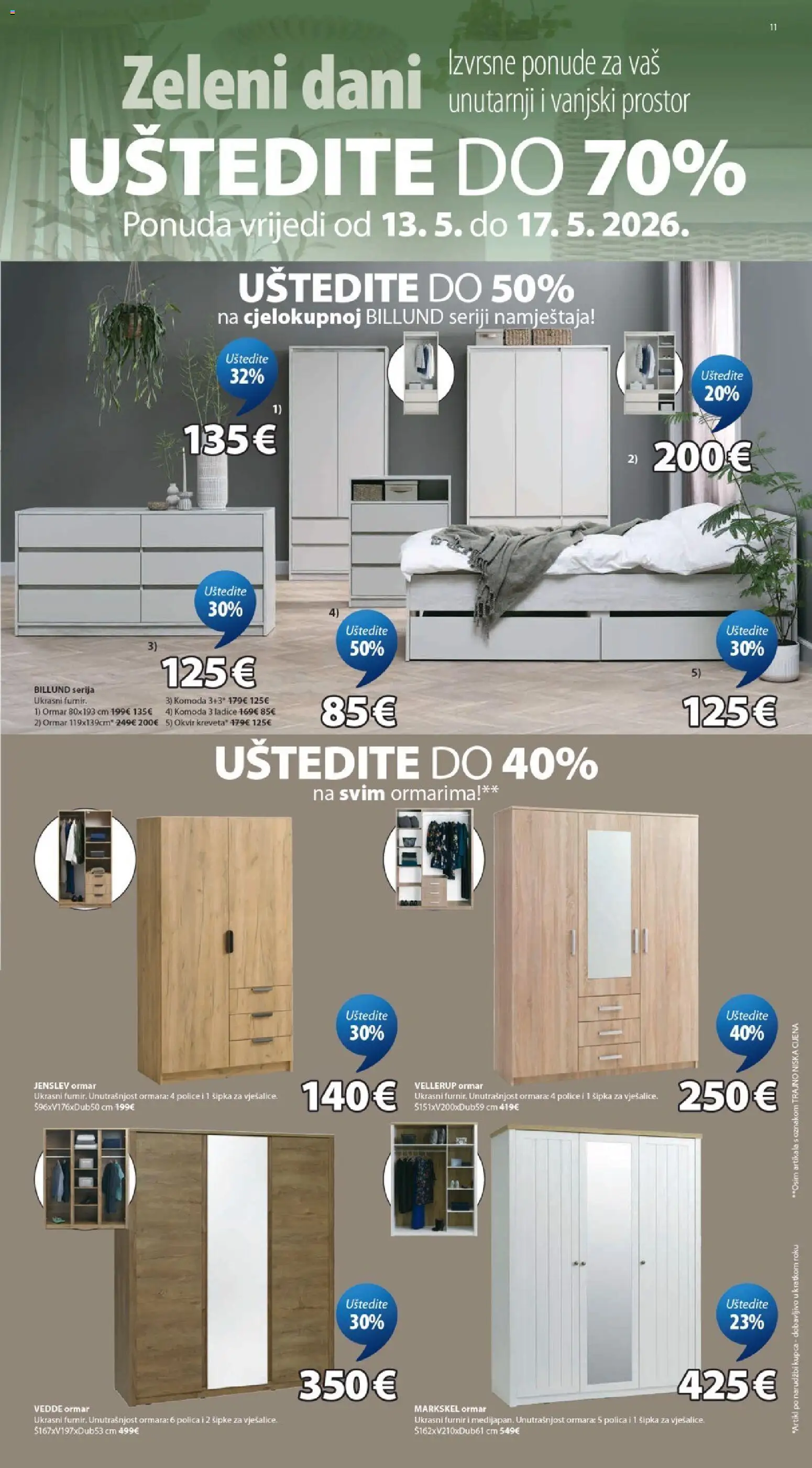 JYSK katalog | vrijedi od 13.05.2026 | Stranica: 11