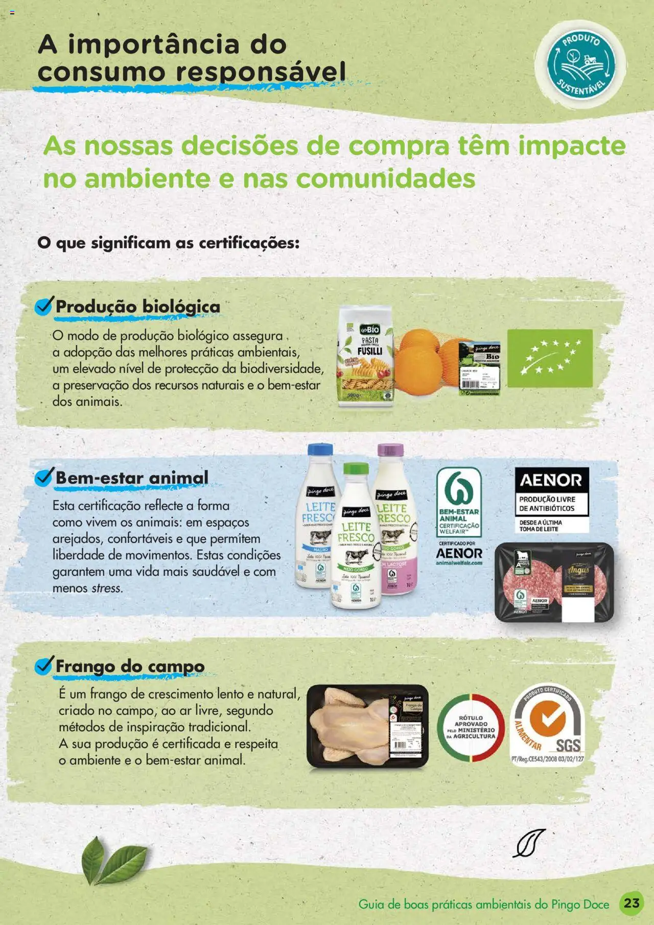 Pingo Doce Guia de Boas Práticas Ambientais │ válido de 24/02/2022 | Página: 23