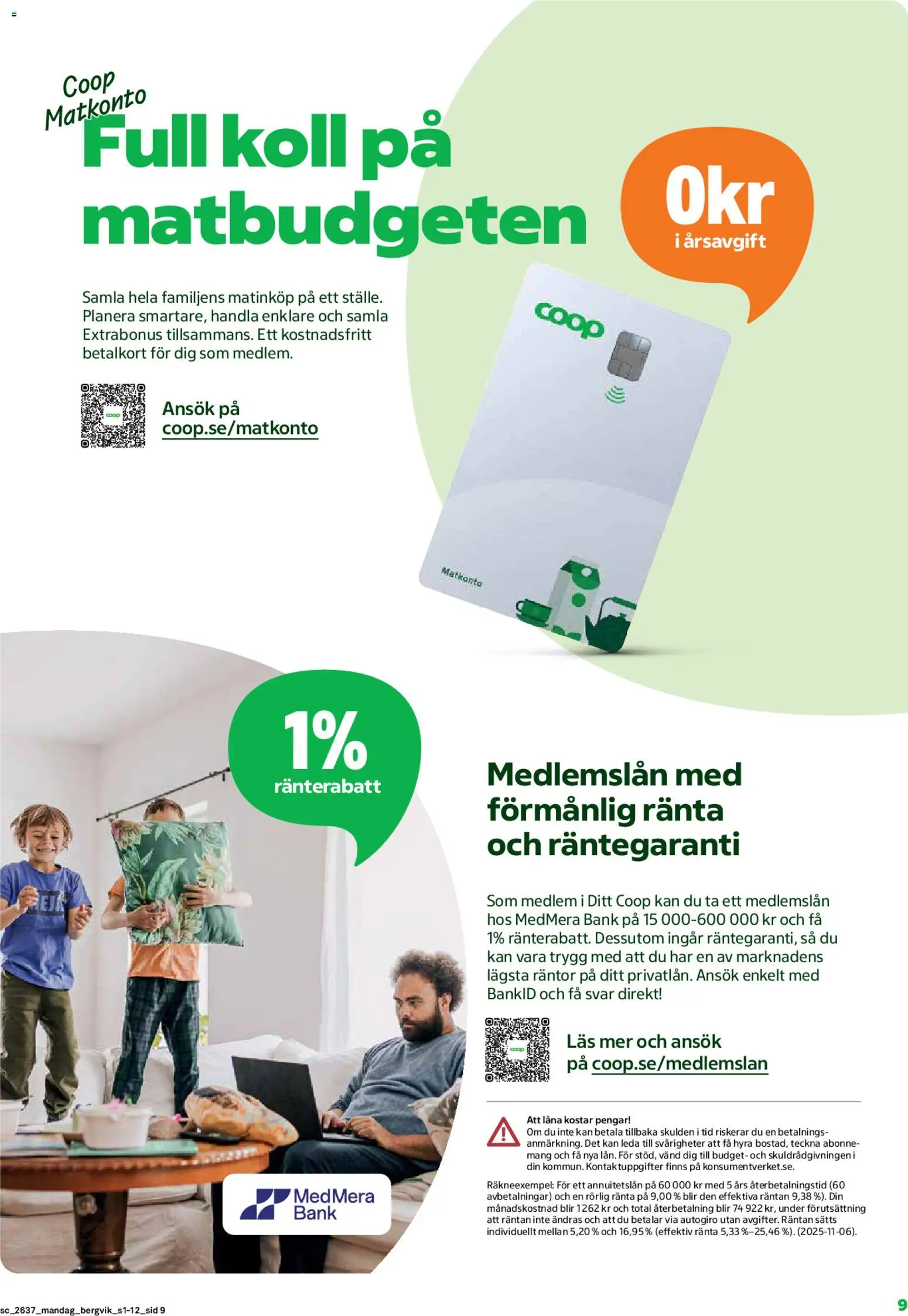 Stora Coop reklamblad aktuell från 07/09/2026 | Sida: 9 | Produkter: Bänk