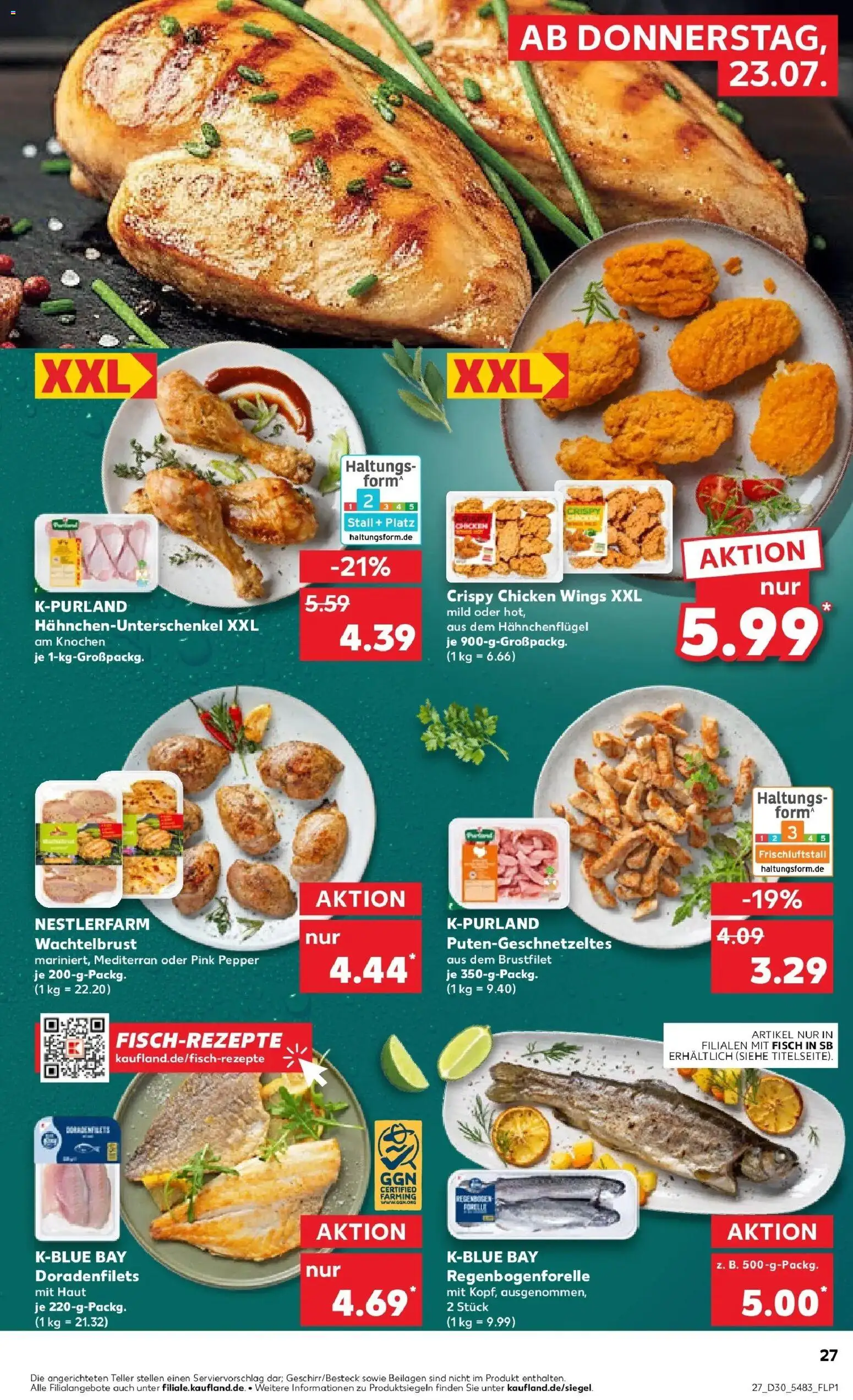 Kaufland Prospekt Ingelheim Am Rhein – gültig ab 23.07.2026 | Seite: 27 | Produkte: Fisch