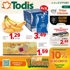 Anteprima del volantino Todis volantino Sicilia valido a partire dal 17/09/2026
