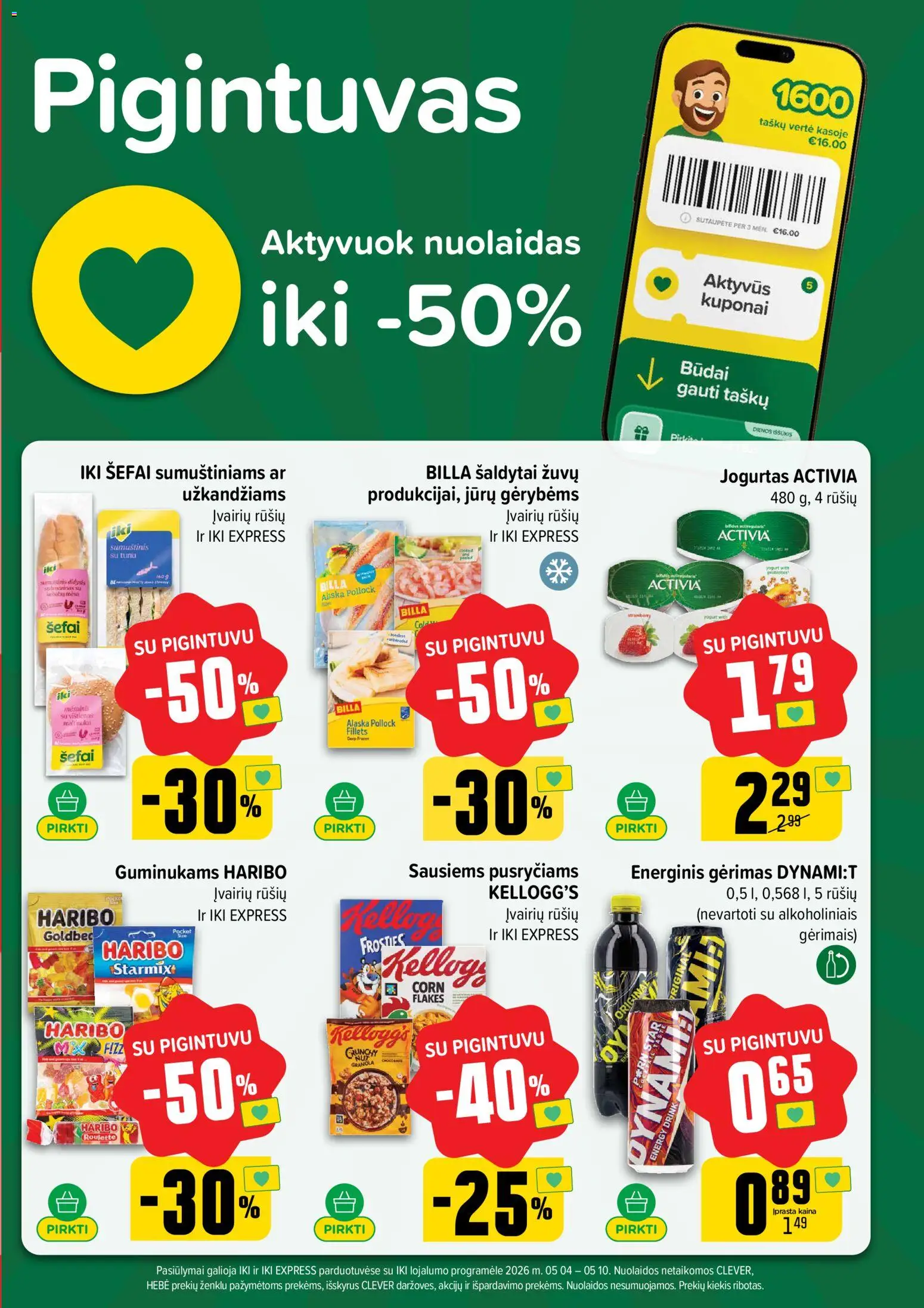 IKI akcijos nuo 04.05.2026 | Puslapis: 41 | Prekių: Paprika, Konservai