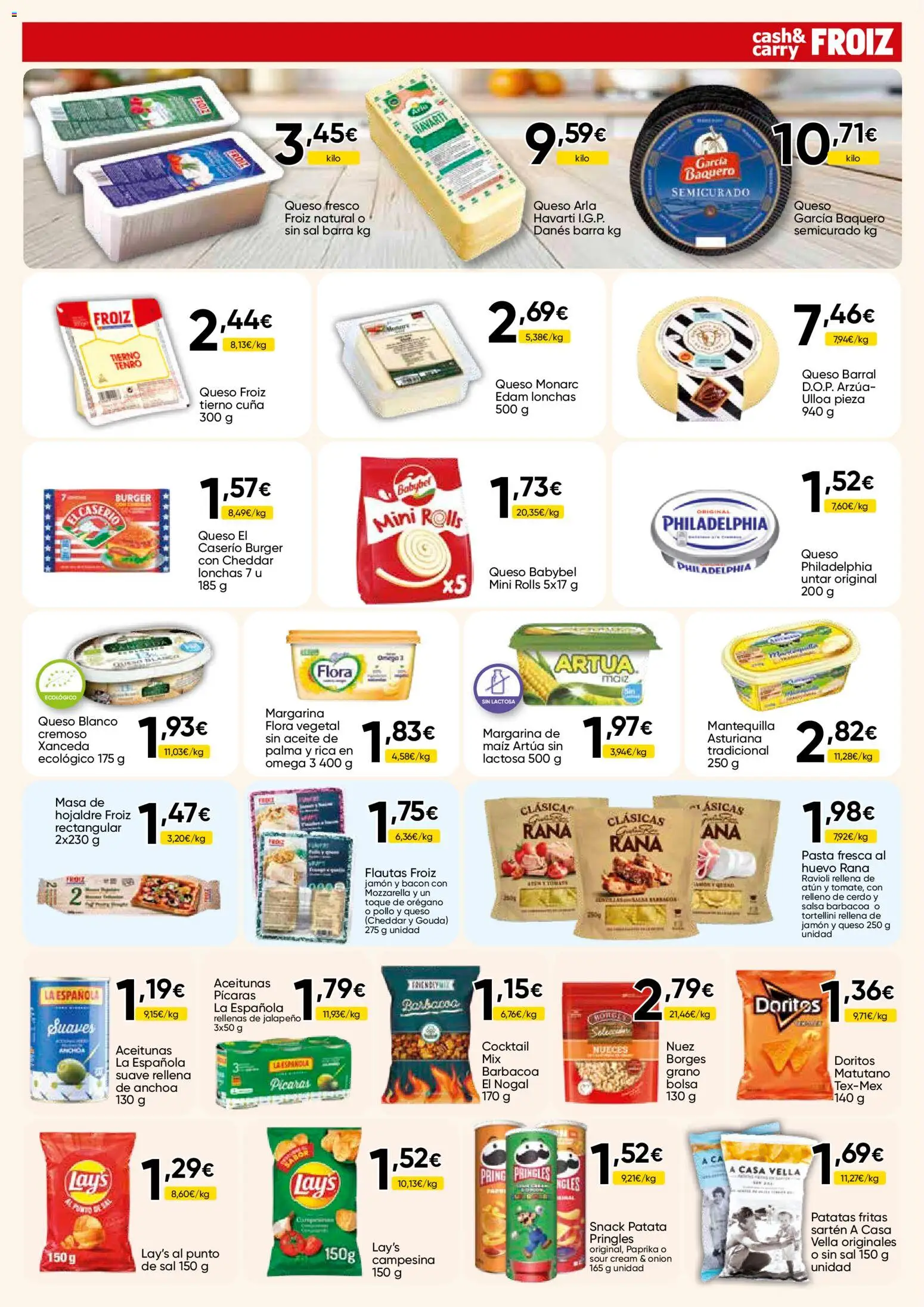 Froiz - Folleto Cash │ válido desde el 14.05.2026 | Página: 11 | Productos: Δοχείο φοντί, Queso, Cerdo, Cuna