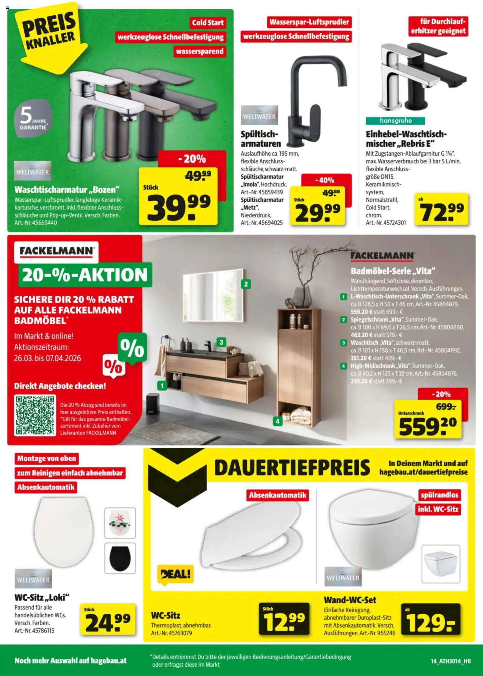 Hagebau Flugblatt gültig ab 27.04.2026 | Seite: 14