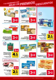 Vista previa Carrefour folleto válido desde el 23.04.2026 | Página: 25 | Productos: Calamares, Aceite, Filete, Atún claro