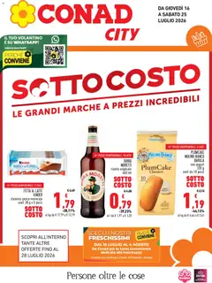 Anteprima del volantino Conad volantino City Lazio valido a partire dal 16/07/2026