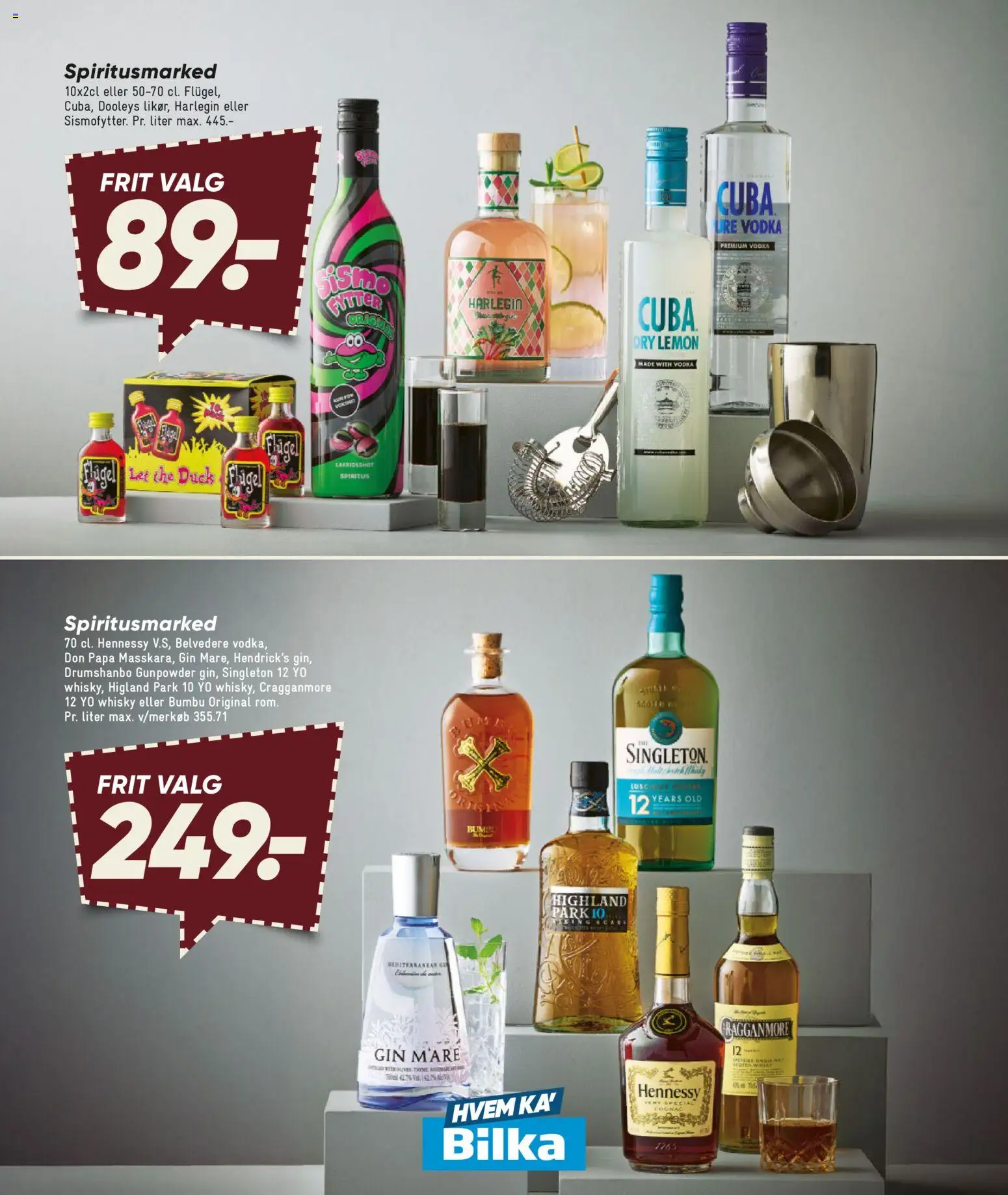 Bilka tilbudsavis – gyldig fra 30/10/2026 | Side: 33 | Produkter: Gin, Vodka, Whisky, Ure
