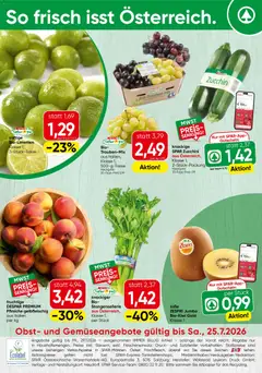 Spar - Obst & Gemüse ab 20.07.2026 gültig