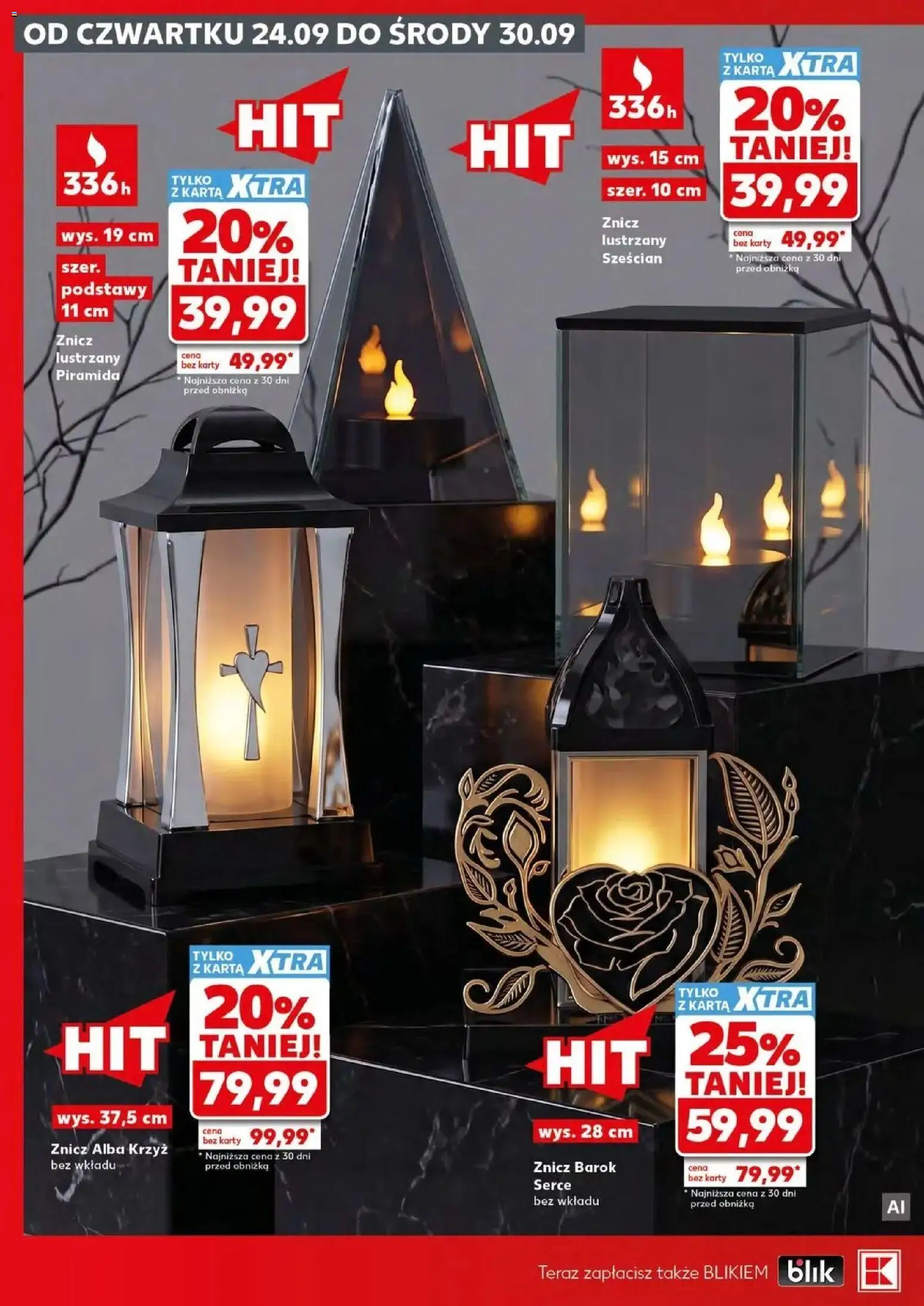 Kaufland gazetka - Znicze od 24.09.2026 - od jutra PDF | Strona: 12 | Produkty: Karta