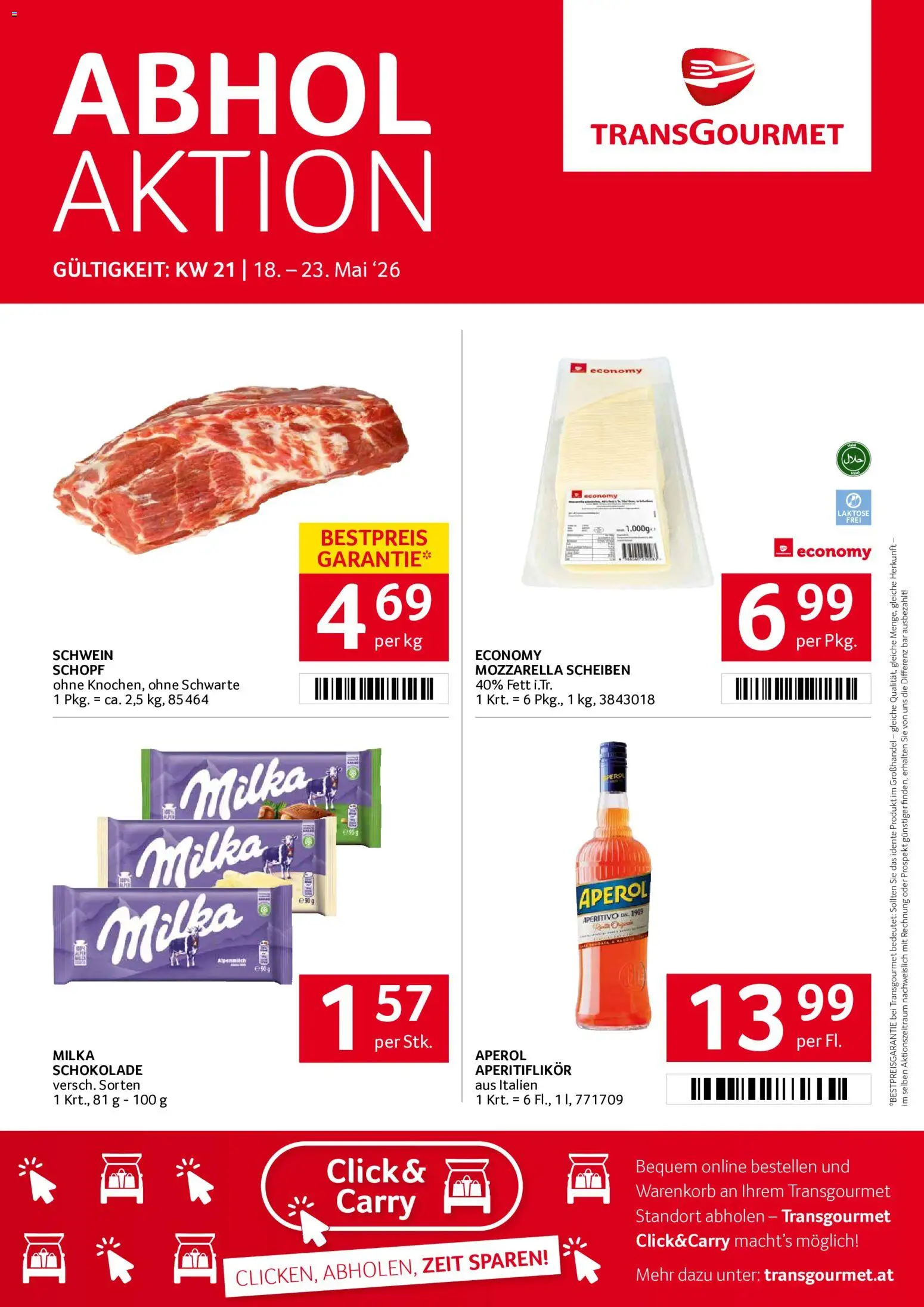 Die besten Angebote | Transgourmet Flugblatt ab 18.05.2026 | - Jetzt stöbern! | Österreich