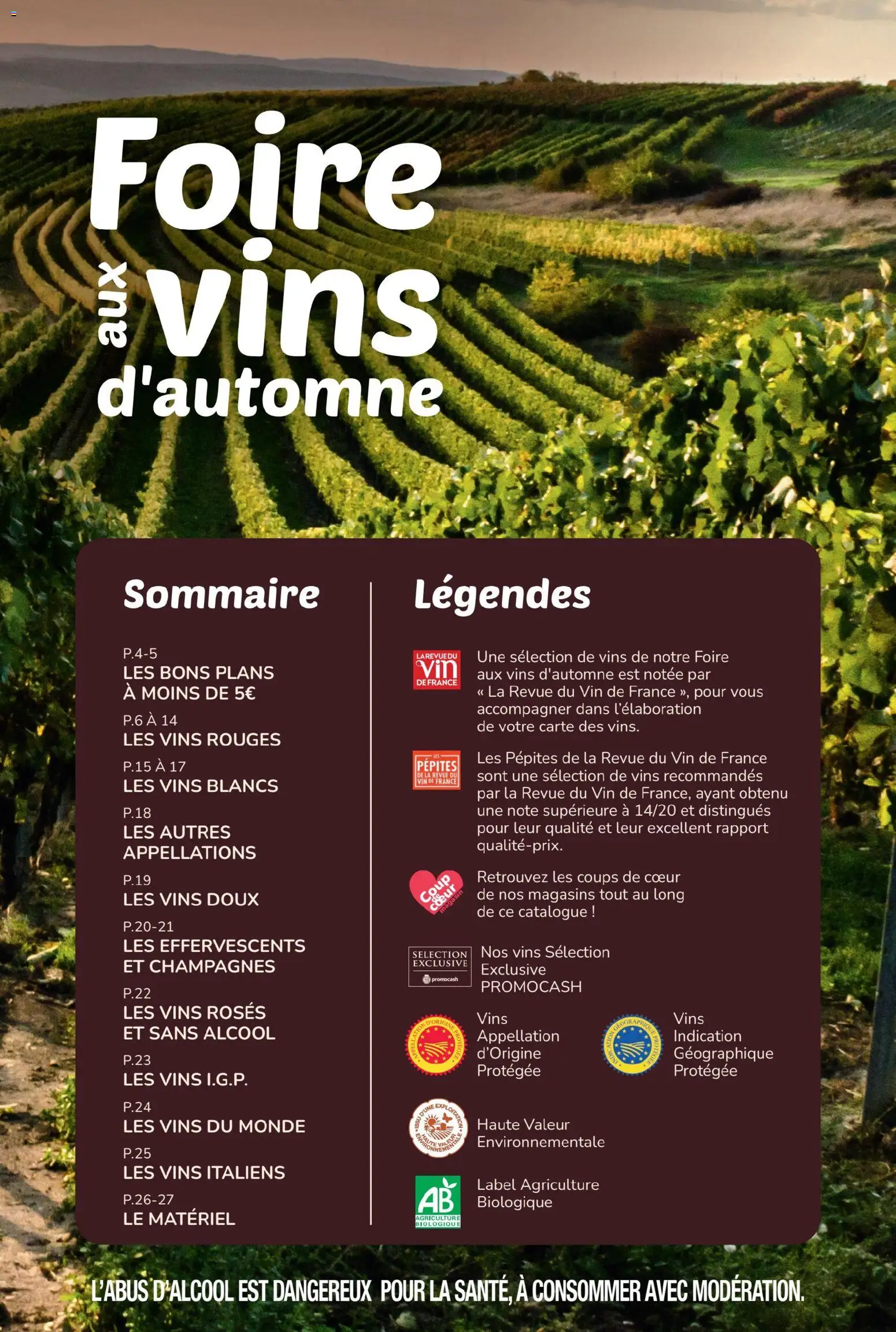 {H1} | Page: 3 | Produits: Alcool, Vin