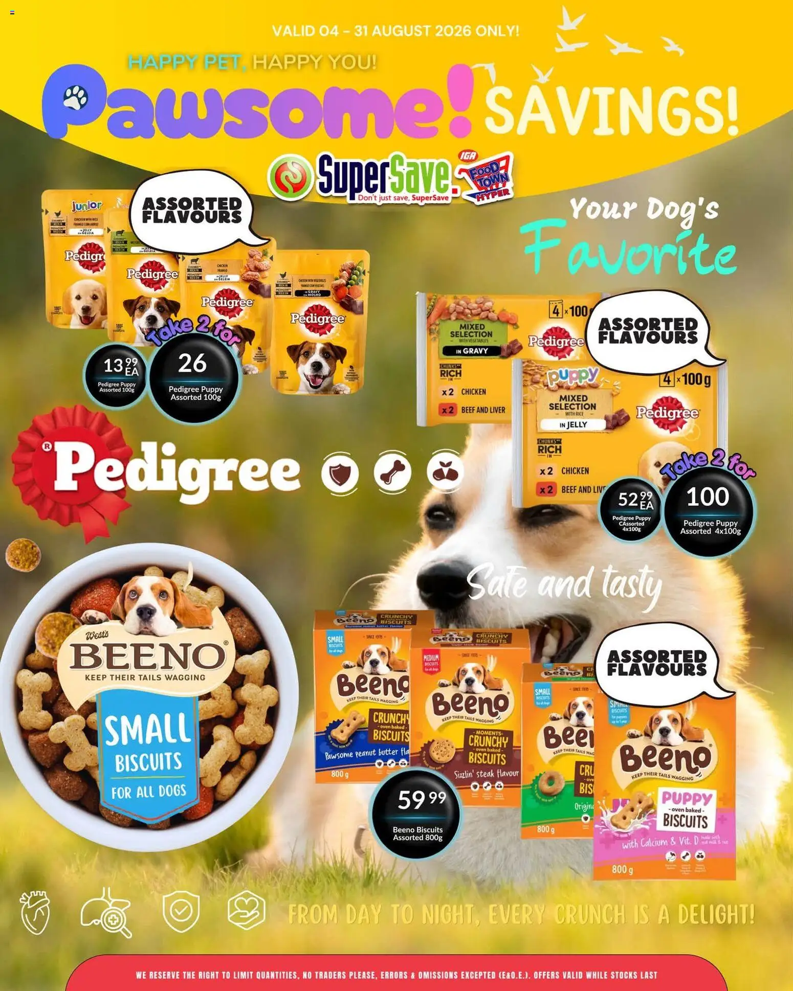 New Super Save catalogue – valid from 04/08/2026 | Page: 6 | Products: Butter, Peanut butter, Gravy, Vegetables