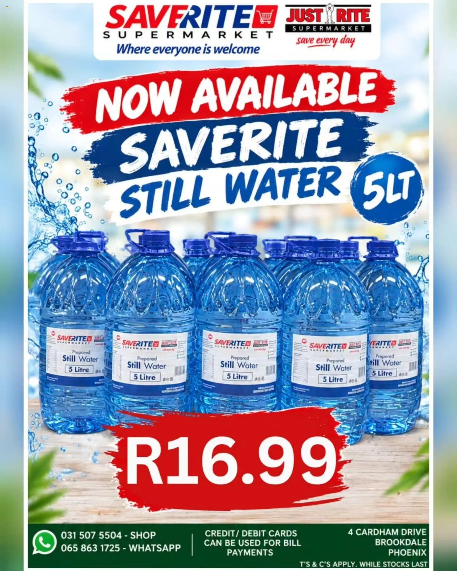 New Super Save catalogue – valid from 17/09/2026 | Page: 1 | Products: Water