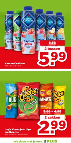 Plus folder week 21 - Voorbeeld van een folder van Plus, geldig van 20.05.2026 | Pagina: 29 | Producten: Chips, Cassis, Cheetos, Aardbei
