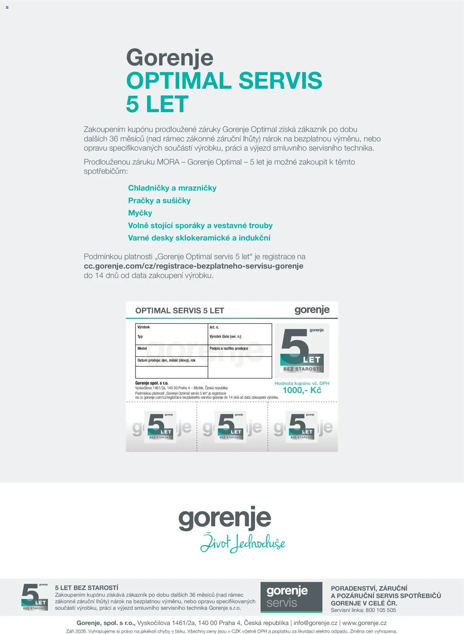 Möbelix Gorenje od 01.09.2026 | Strana: 48 | Produkty: Pračky, Desky