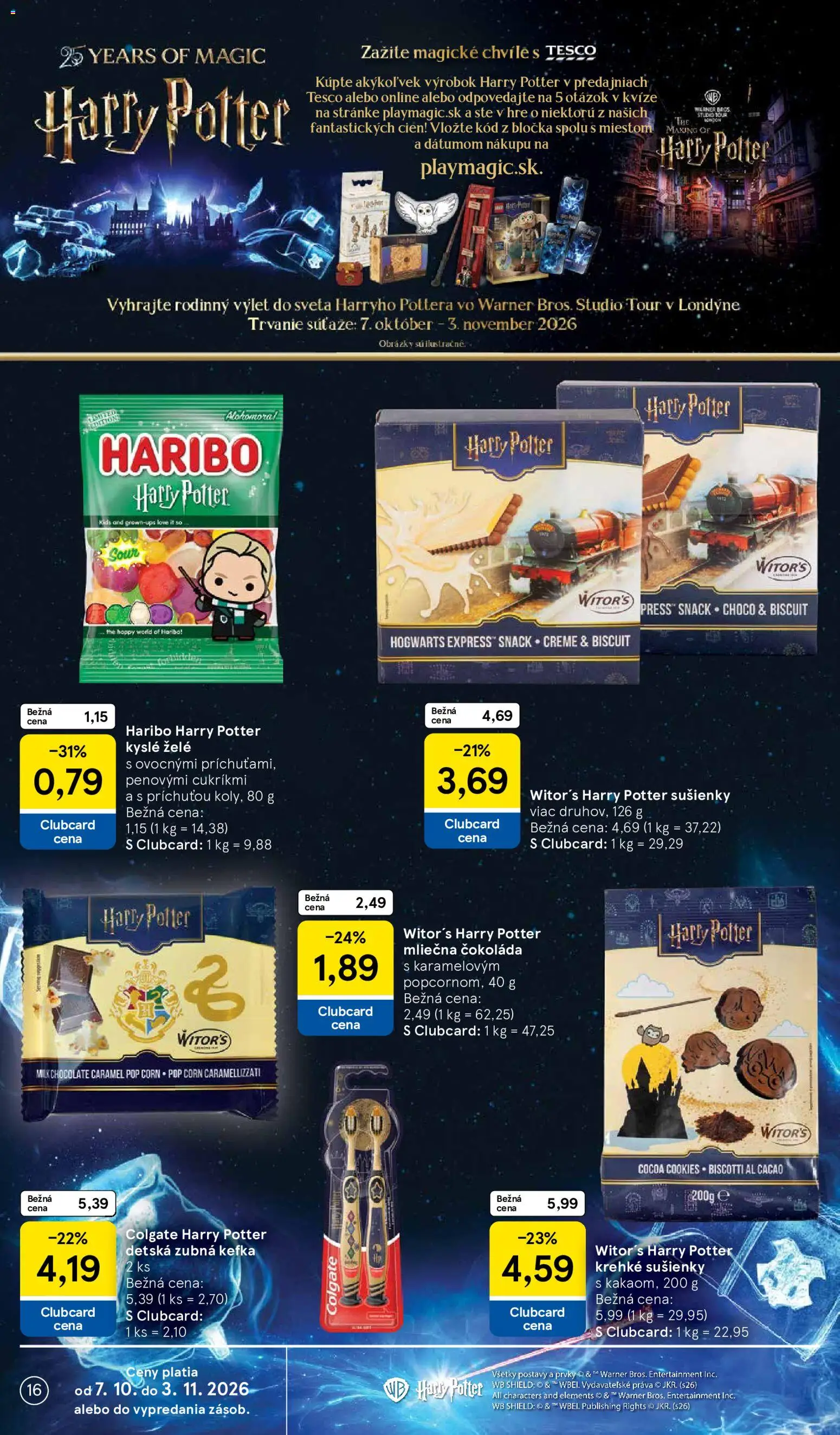 Nové Tesco akcie – leták je platný od 14.10.2026 | Strana: 16