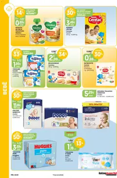 Pré-visualização Intermarché folheto válido de 09/07/2026 | Página: 40 | Produtos: Farinha láctea, Fraldas, Algodão, Nestlé