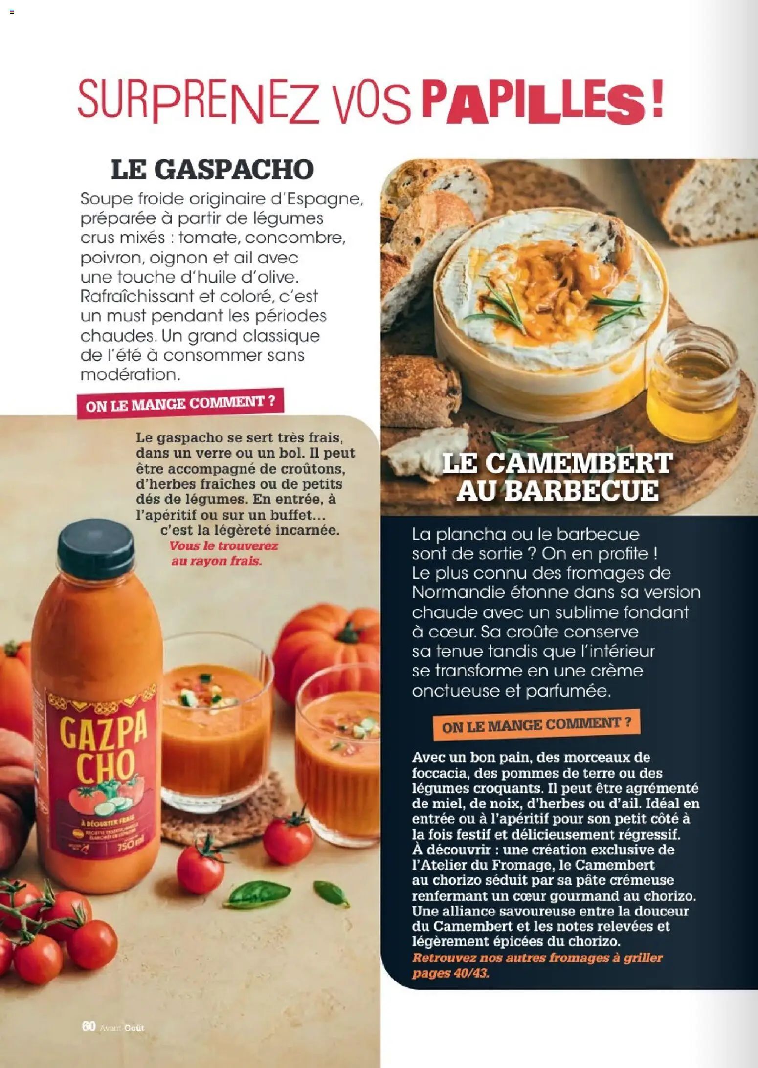 {H1} | Page: 60 | Produits: Chorizo, Alliance, Pâte, Crème