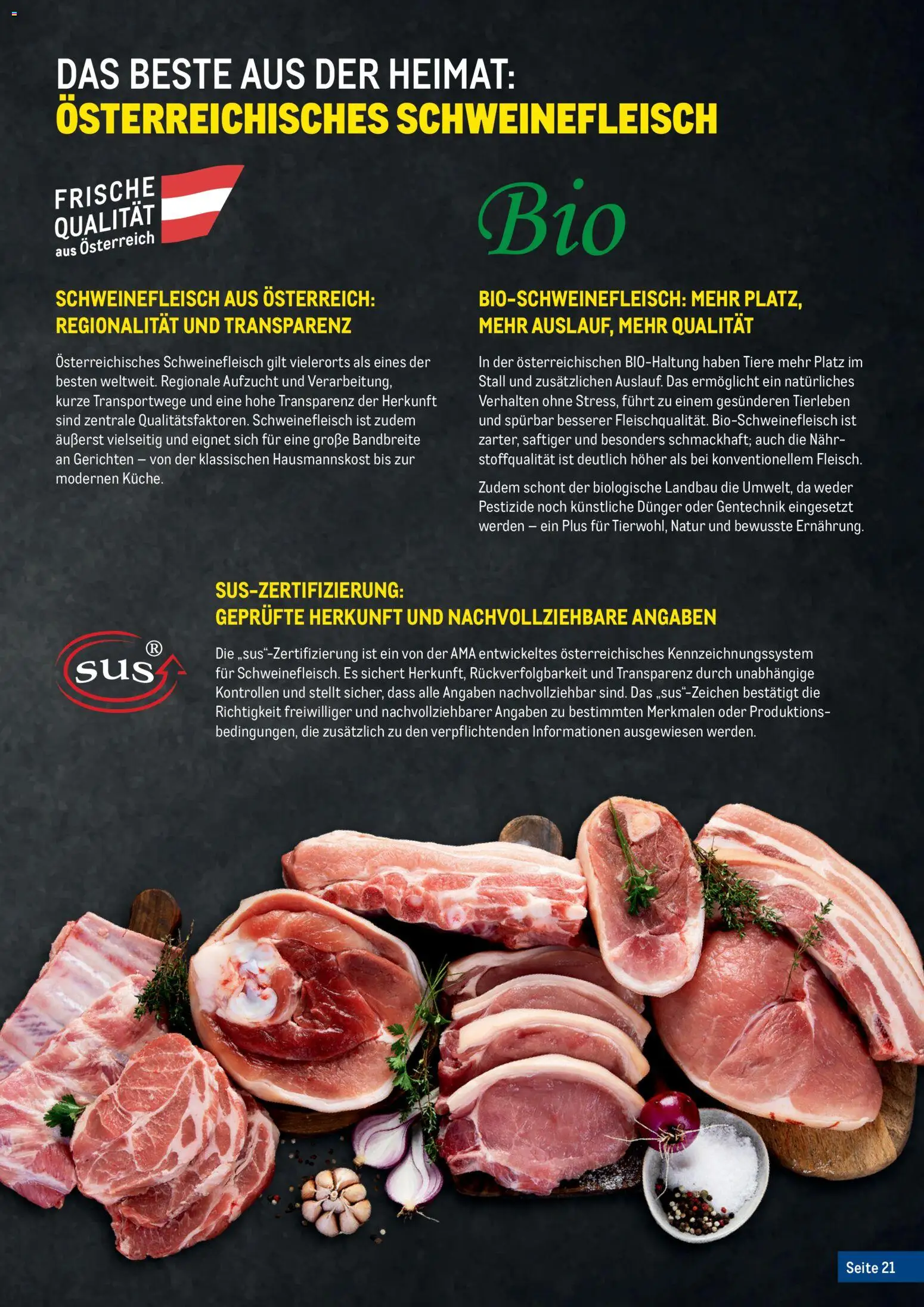 Metro Fleischkatalog gültig ab 20.02.2026 | Seite: 21 | Produkte: Schweinefleisch