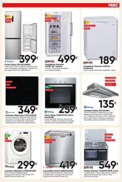 Vista previa Froiz - Folleto Hiper válido desde el 26/08/2026 | Página: 4 | Productos: Lavadora, Lavavajillas, Combi, Sal