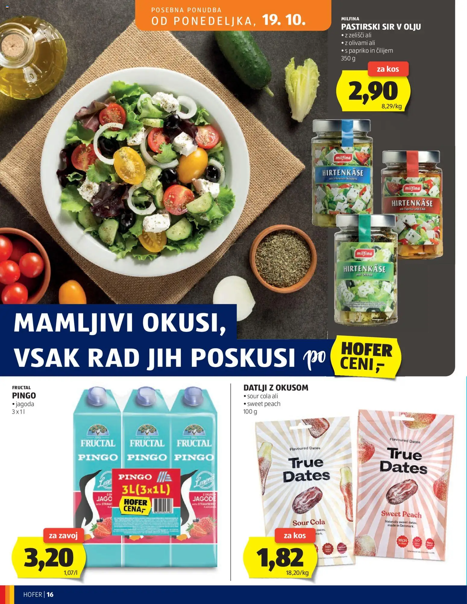 Hofer SI katalog | vrijedi od 14.10.2026 | Stranica: 16 | Proizvodi: Sir, Zavoj, Paprika