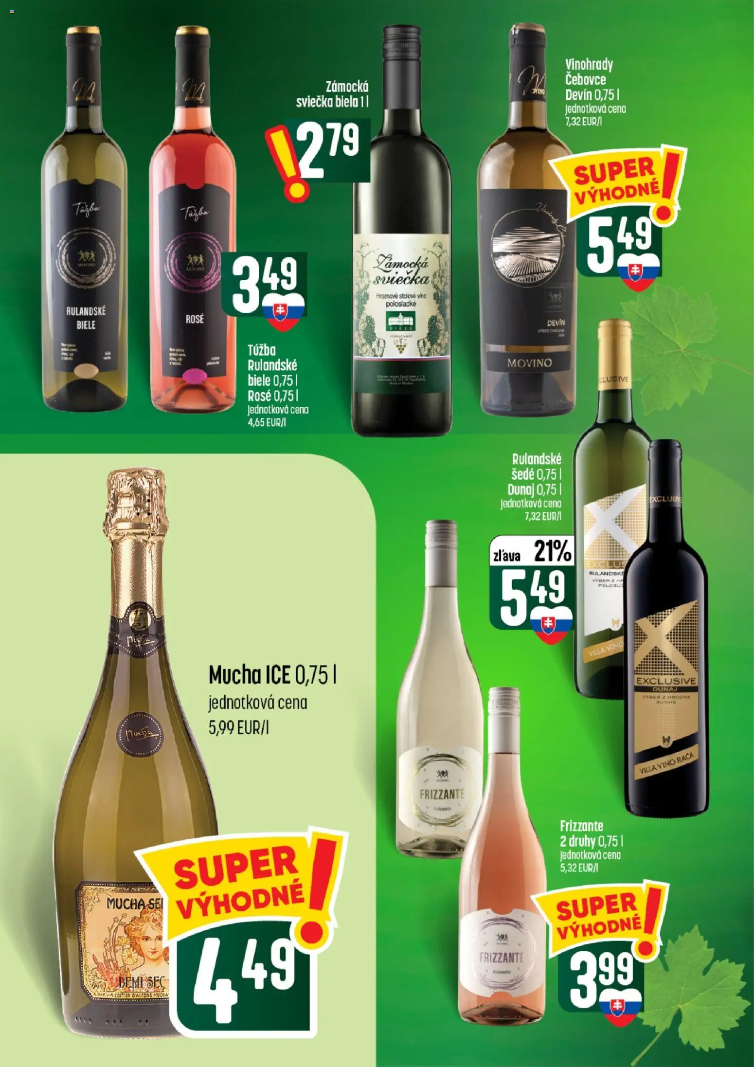 Nové COOP Jednota akcie – leták je platný od 13.08.2026 | Strana: 54 | Produkty: Víno