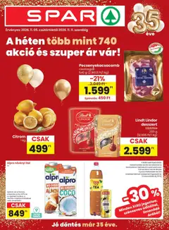 Spar akciós újság - amely érvényes a következő dátumtól: 2026.11.05.