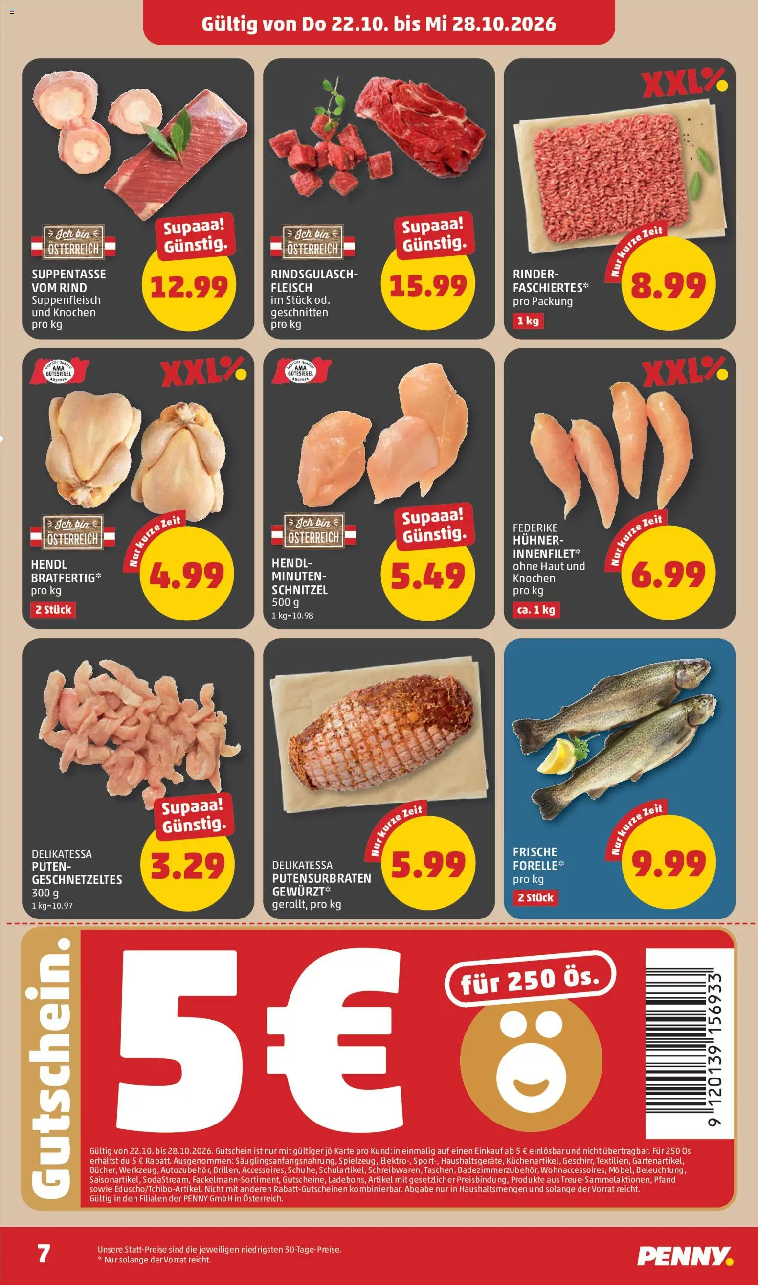 Penny Markt Flugblatt gültig ab 22.10.2026 | Seite: 7