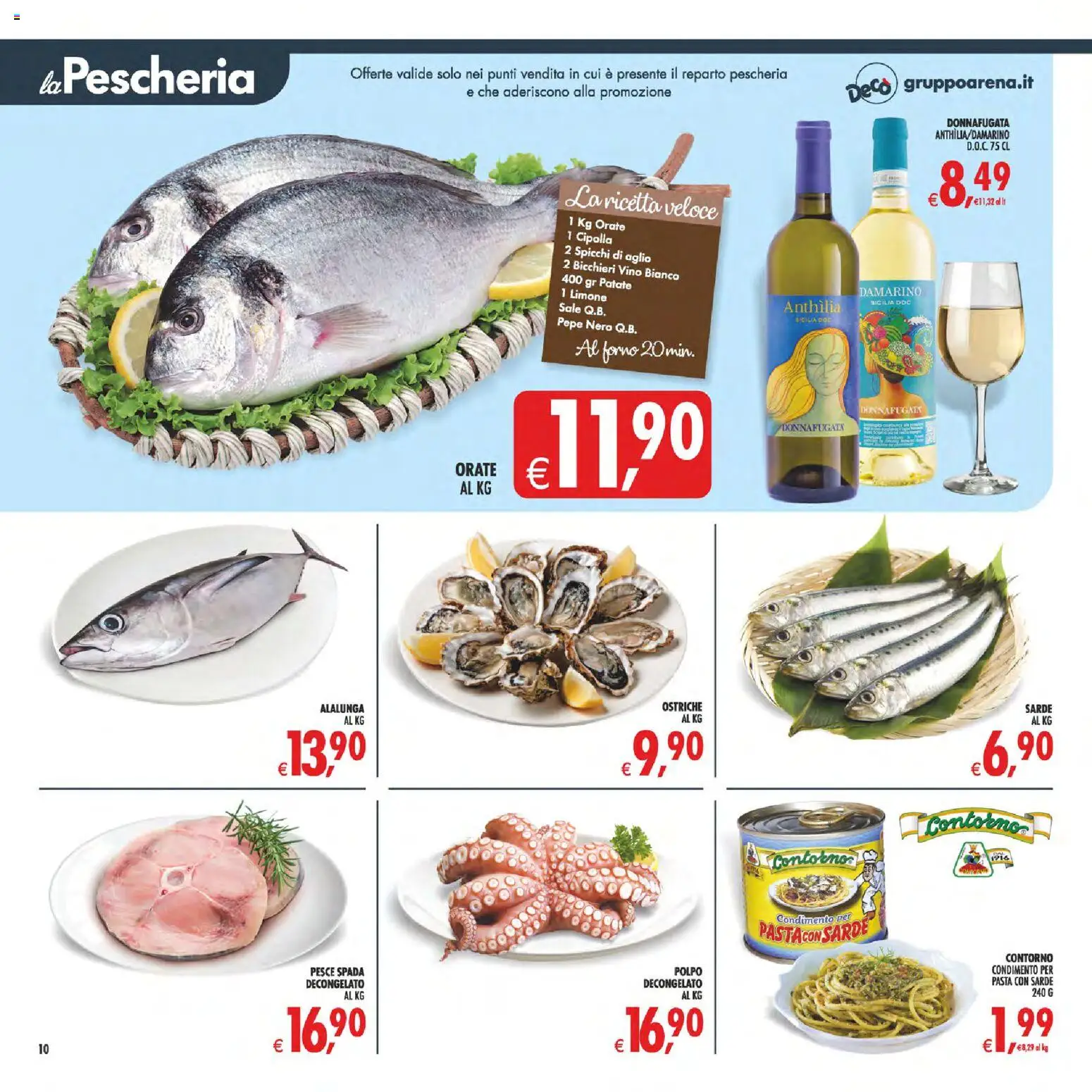 Volantino Decò del 11/08/2026 | Pagina: 11 | Prodotti: Polpo, Pepe, Cipolla, Forno