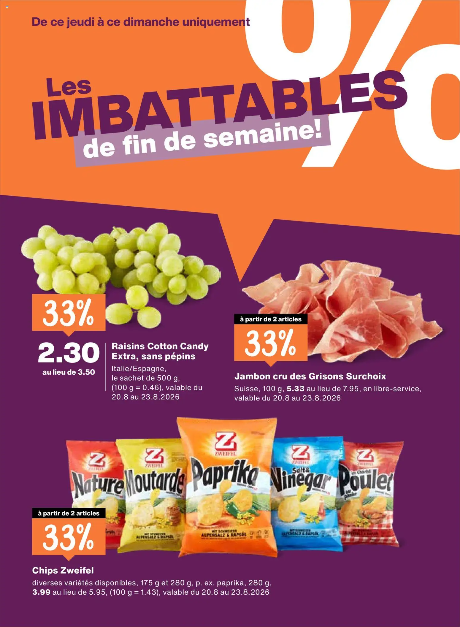 Migros aktionen FR – gültig ab 20.08.2026 | Seite: 20