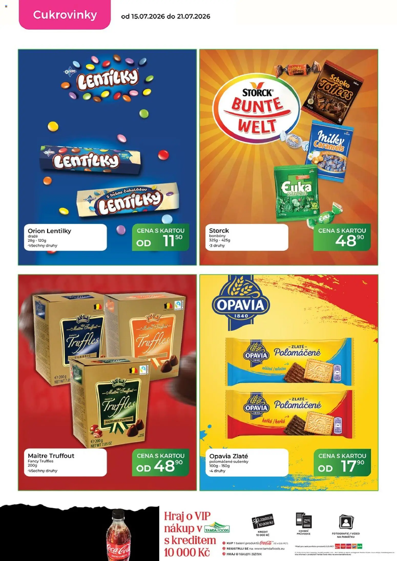 Tamda Foods leták od 15.07.2026 | Strana: 28 | Produkty: Bonbóny, Video, Cukrovinky, Sušenky