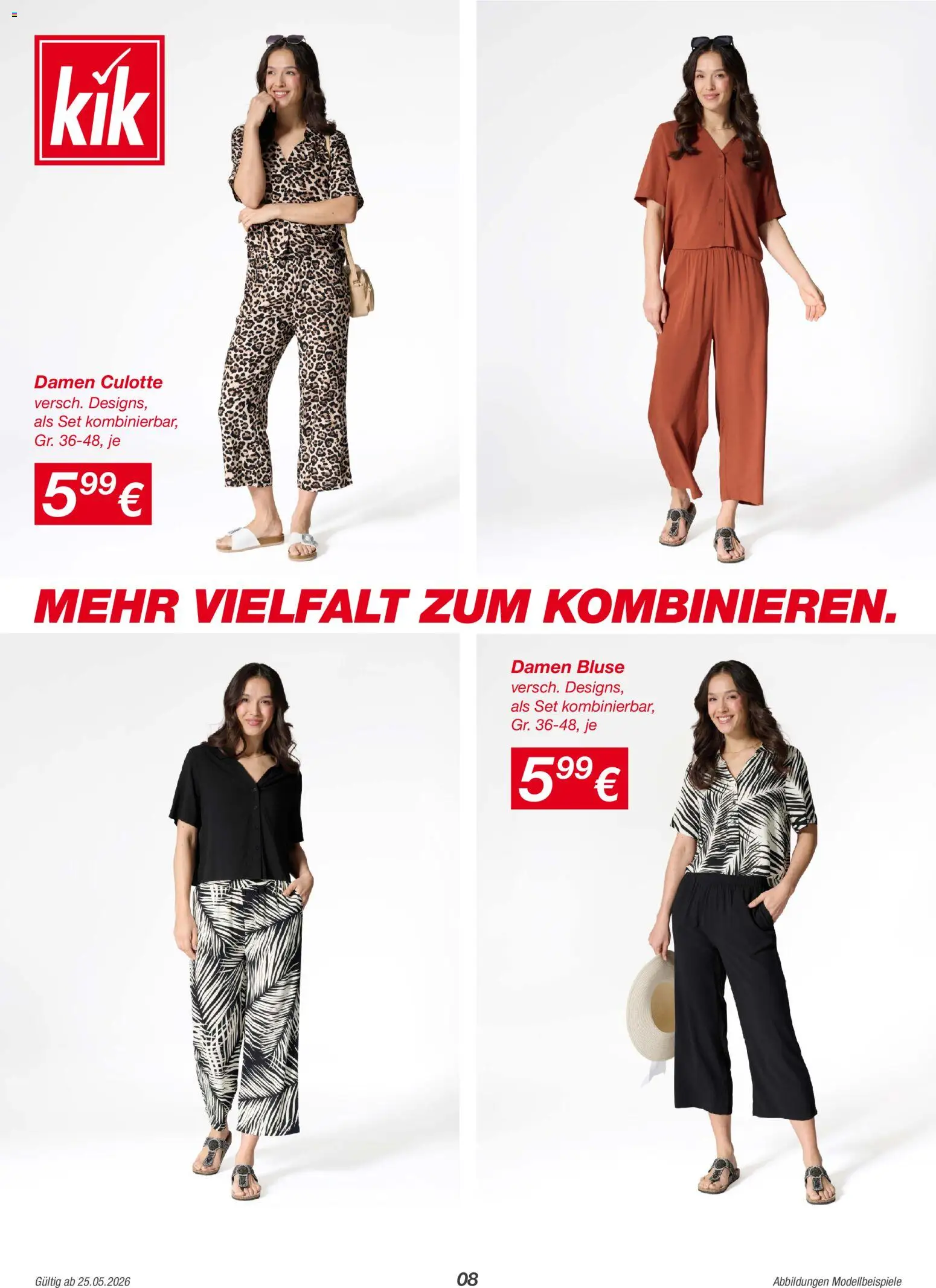 Kik Prospekt aktuell gültig ab 25.05.2026 | Seite: 8 | Produkte: Bluse