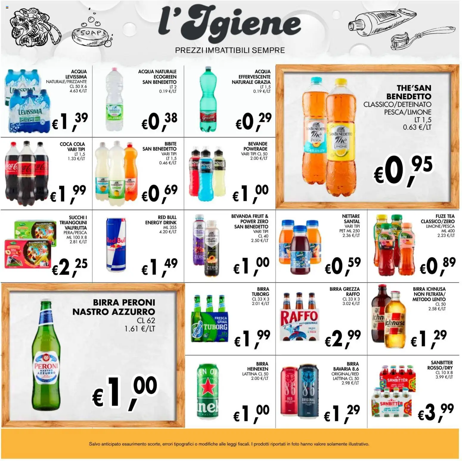 Volantino Coal del 22/10/2026 | Pagina: 21 | Prodotti: Limone, Red Bull, Heineken, Birra Peroni