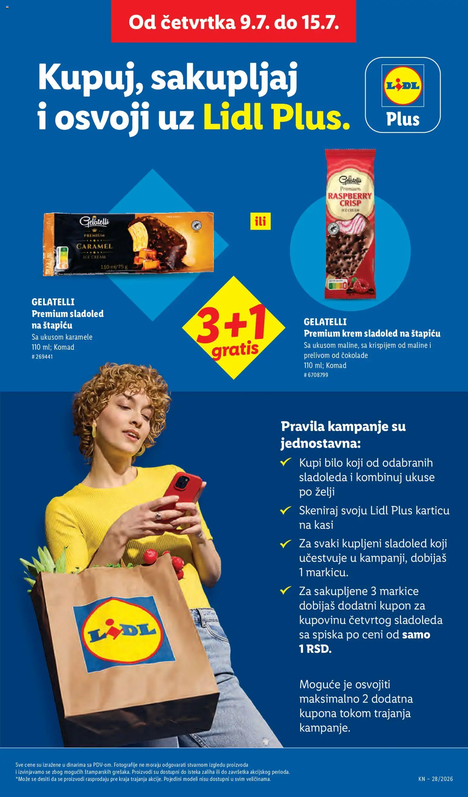 Lidl katalog - važi od 09.07.2026 | Strana: 47 | Proizvode: Sladoled