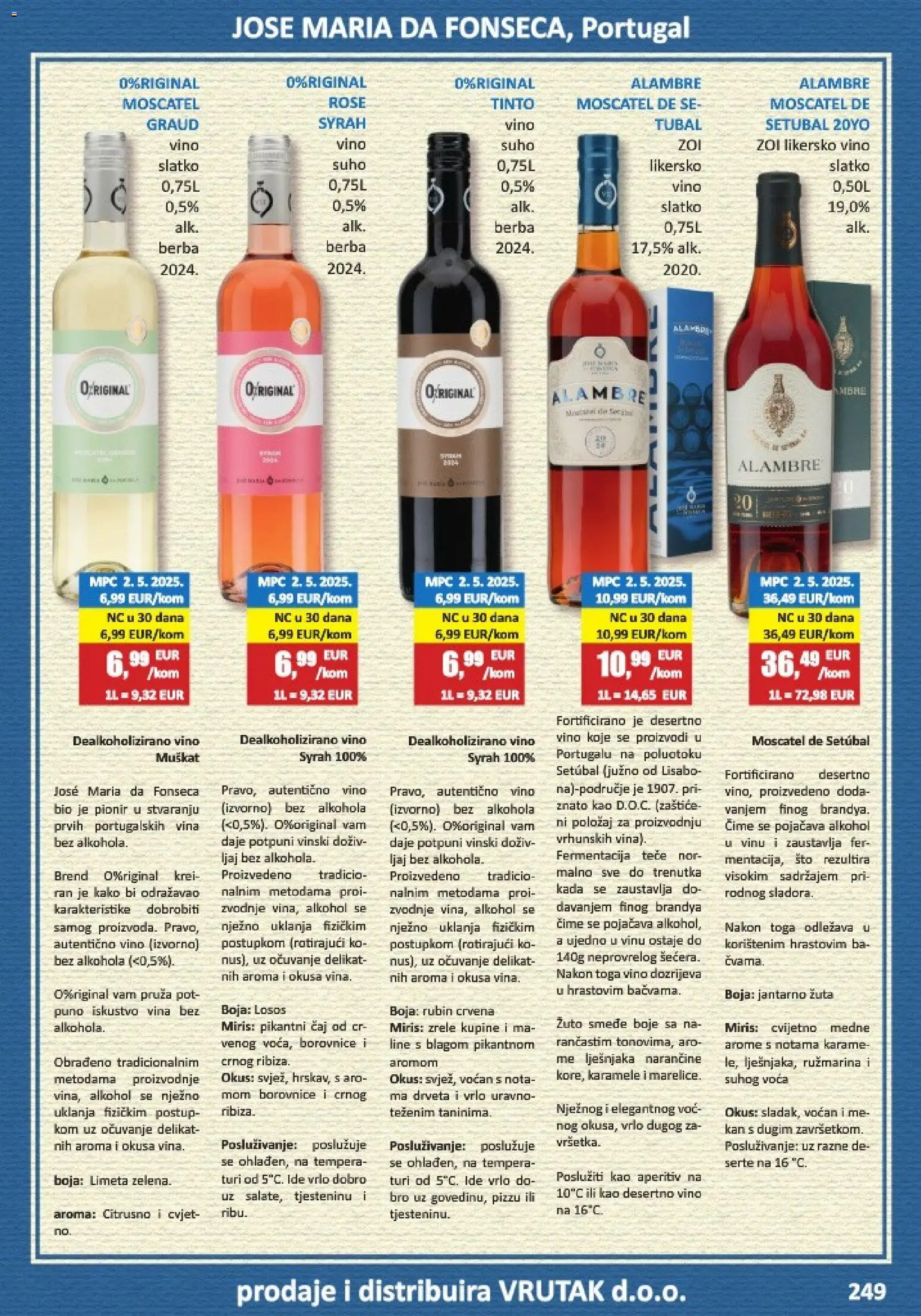 Vrutak katalog | vrijedi od 01.11.2025 | Stranica: 249 | Proizvodi: Marelice, Limeta, Borovnice, Likersko vino