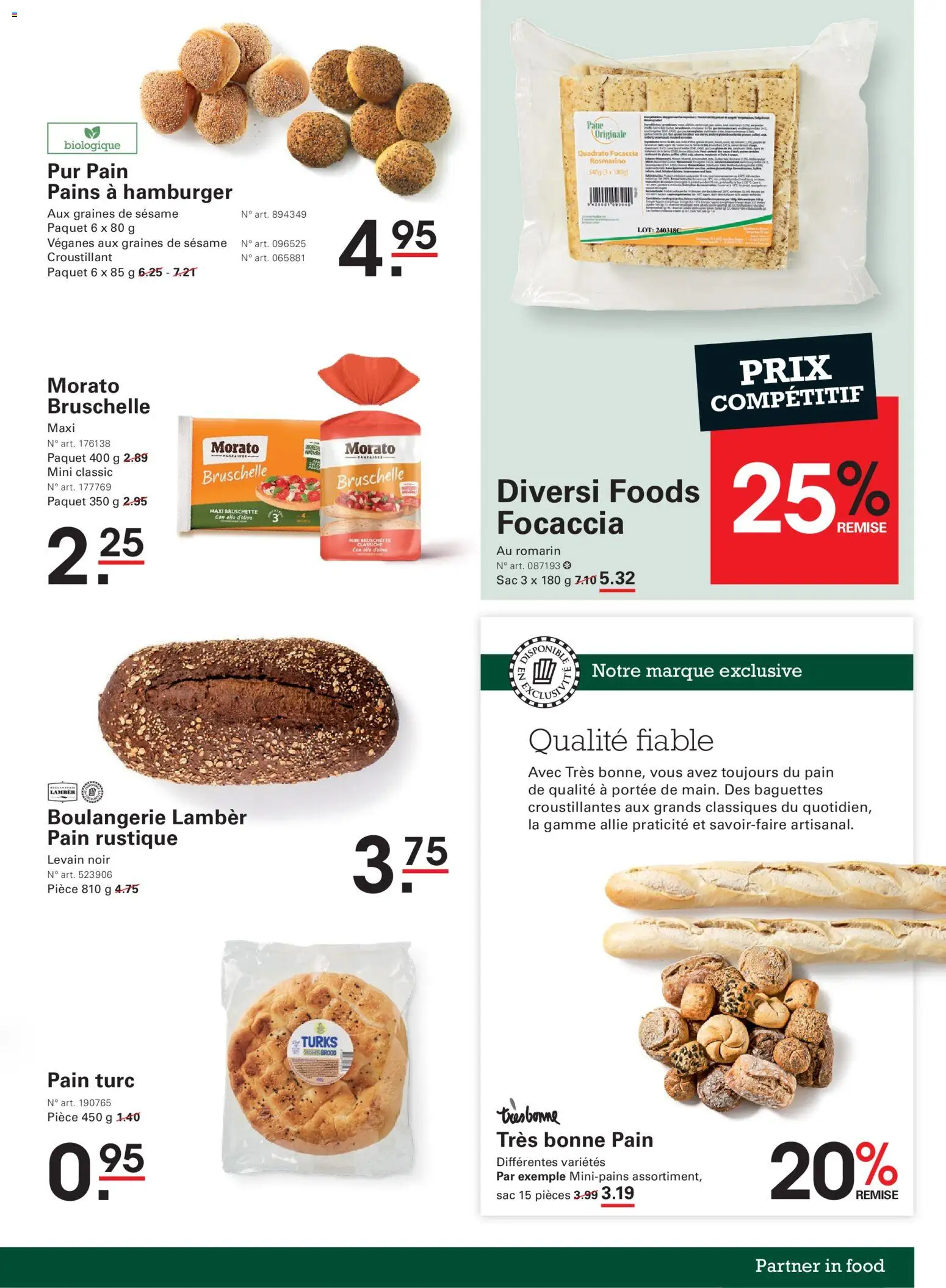 {H1} | Pagina: 11 | Producten: Hamburger, La, Focaccia, Brood
