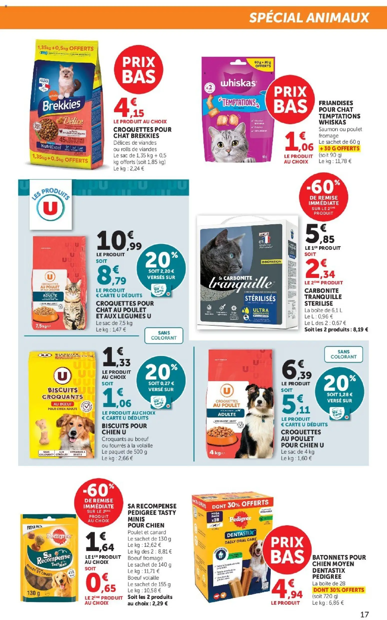 {H1} | Page: 17 | Produits: Volaille, Fromage, Saumon, Biscuits